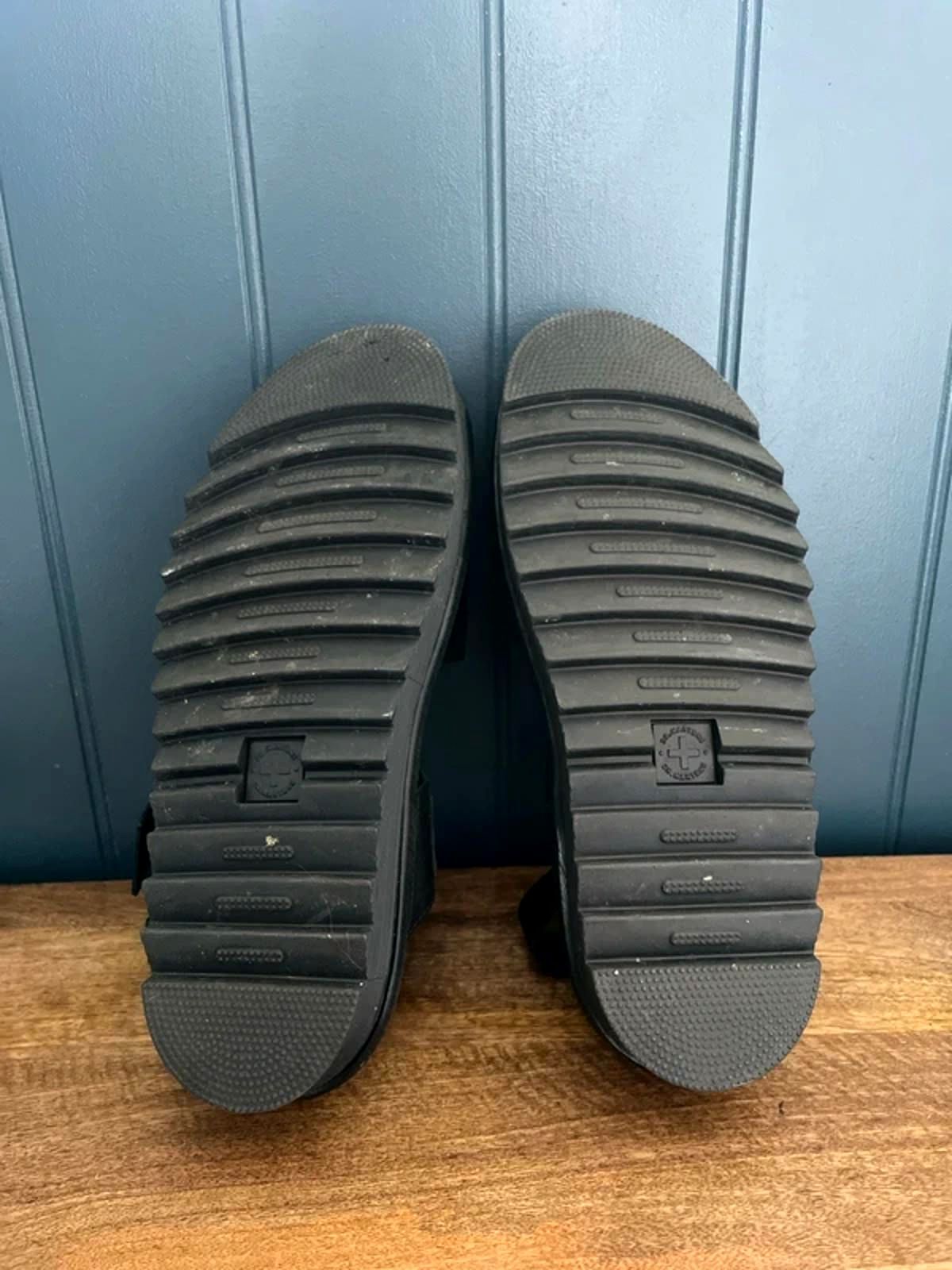 Women’s Dr Martens Voss Chunky Sole Sandals In Blackk - UK8 - 3047