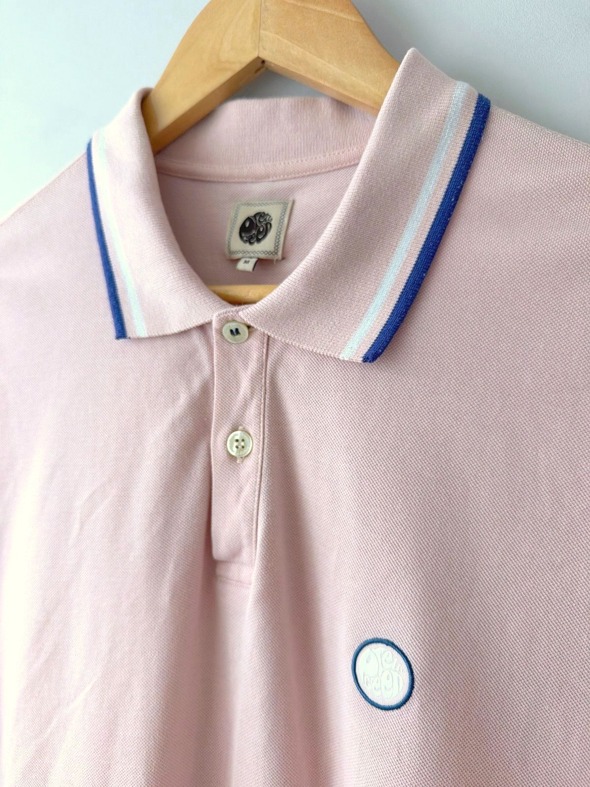 Men’s Pretty Green Polo Top Shirt In Pink - Medium - 3589