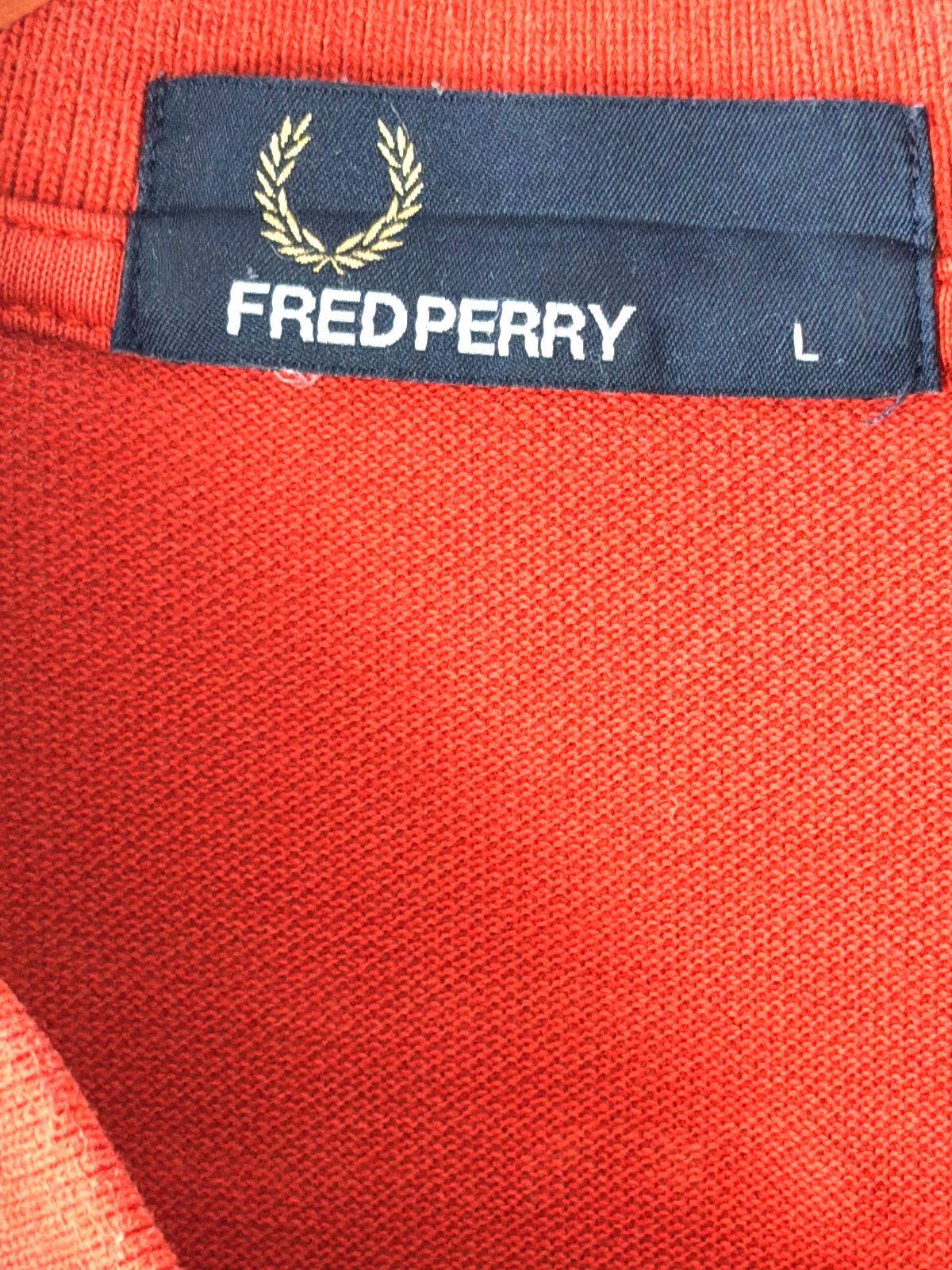 Men’s Fred Perry Classic Polo Shirt Top with White Trim - Large - 3577