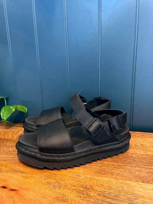 Women’s Dr Martens Voss Chunky Sole Sandals in Black - UK 6 - 3055