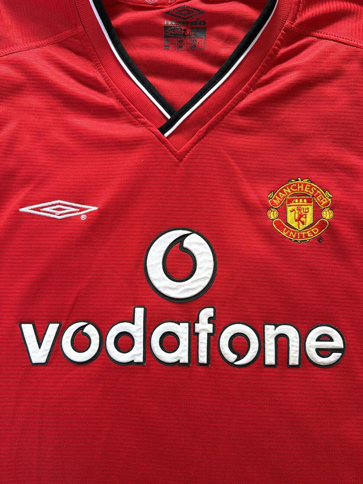 Men's Manchester United 2000/02 Vintage Home Football Shirt - XXLarge - 3560