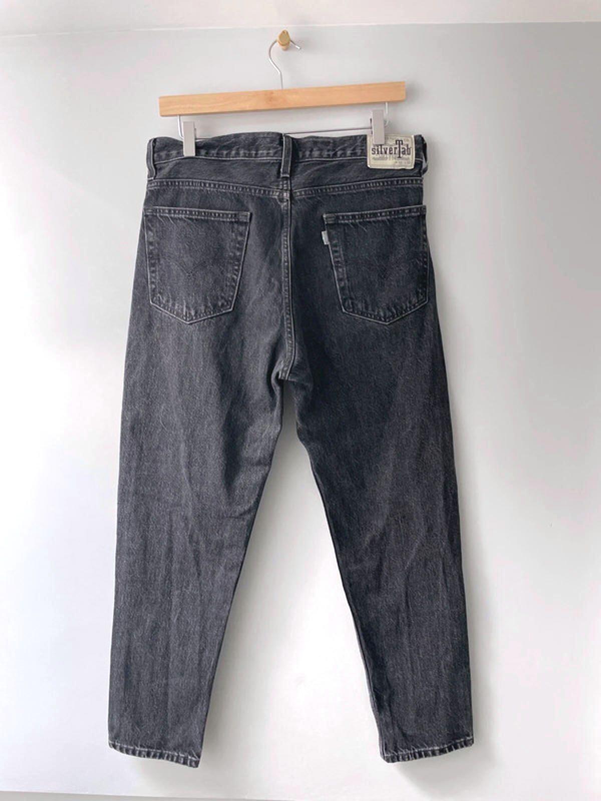 Men’s Levi’s Limited Edition Silver Tab Straight Fit Black Jeans - W32/L32 -2528