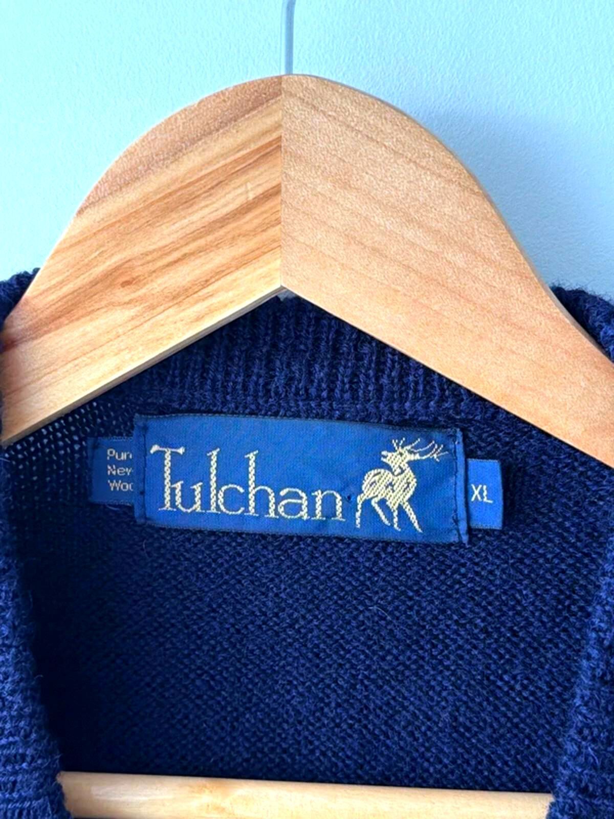 Women’s Tulchan 100% New Wool Hand Embroidered Flower Design Cardigan - XLarge - 3424