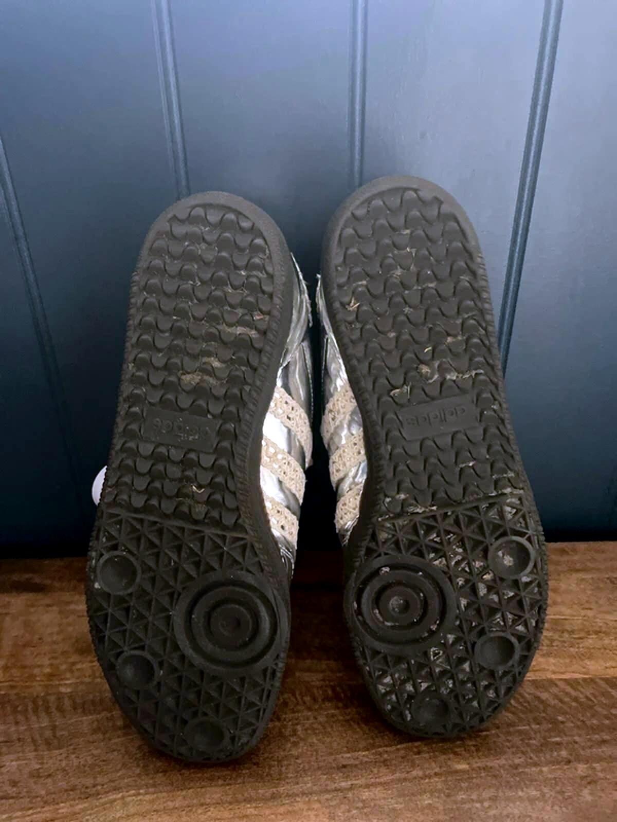 Men’s Adidas X Wales Bonner Samba Trainers In Silver (Certified) - UK 10 - 2969