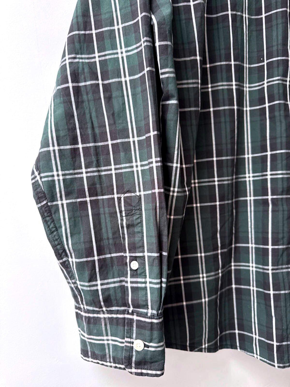 Men’s Levi’s Standard Fit Check Shirt In Green - XLarge - 1965