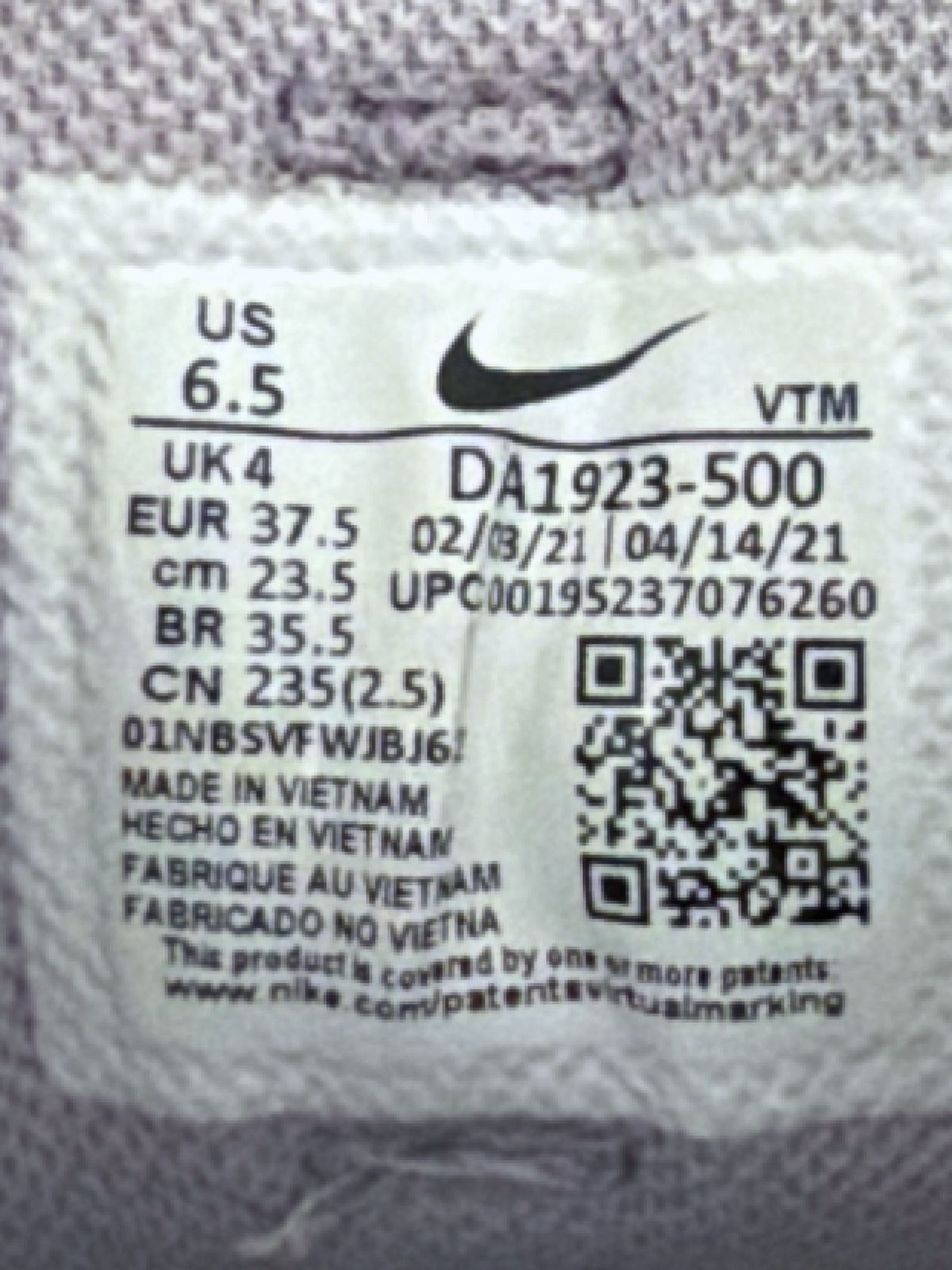 Women’s Nike Air Max Venice Chunky Sole Trainers In Grey and Orange - Uk4 - 3626
