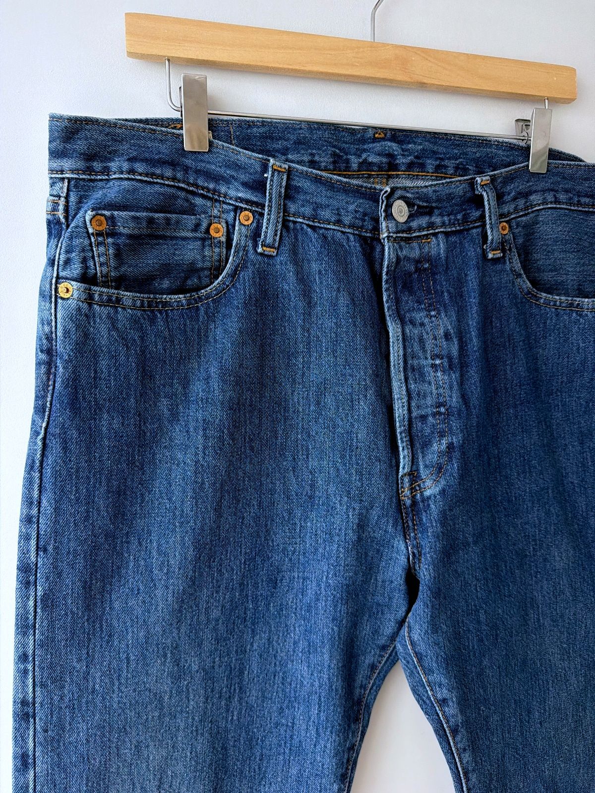 Men’s Levi's 501 Premium Range Jeans In Navy - W36/L32 - 3764