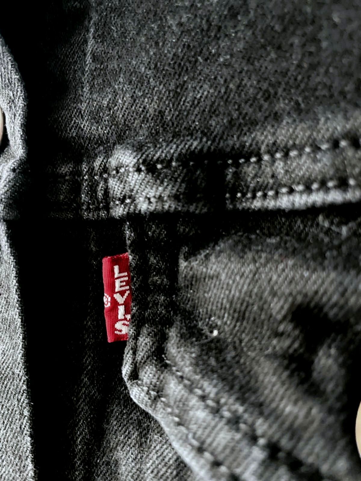 Women’s Levi’s Premium Denim Trucker Jacket In Black - Small - 2463