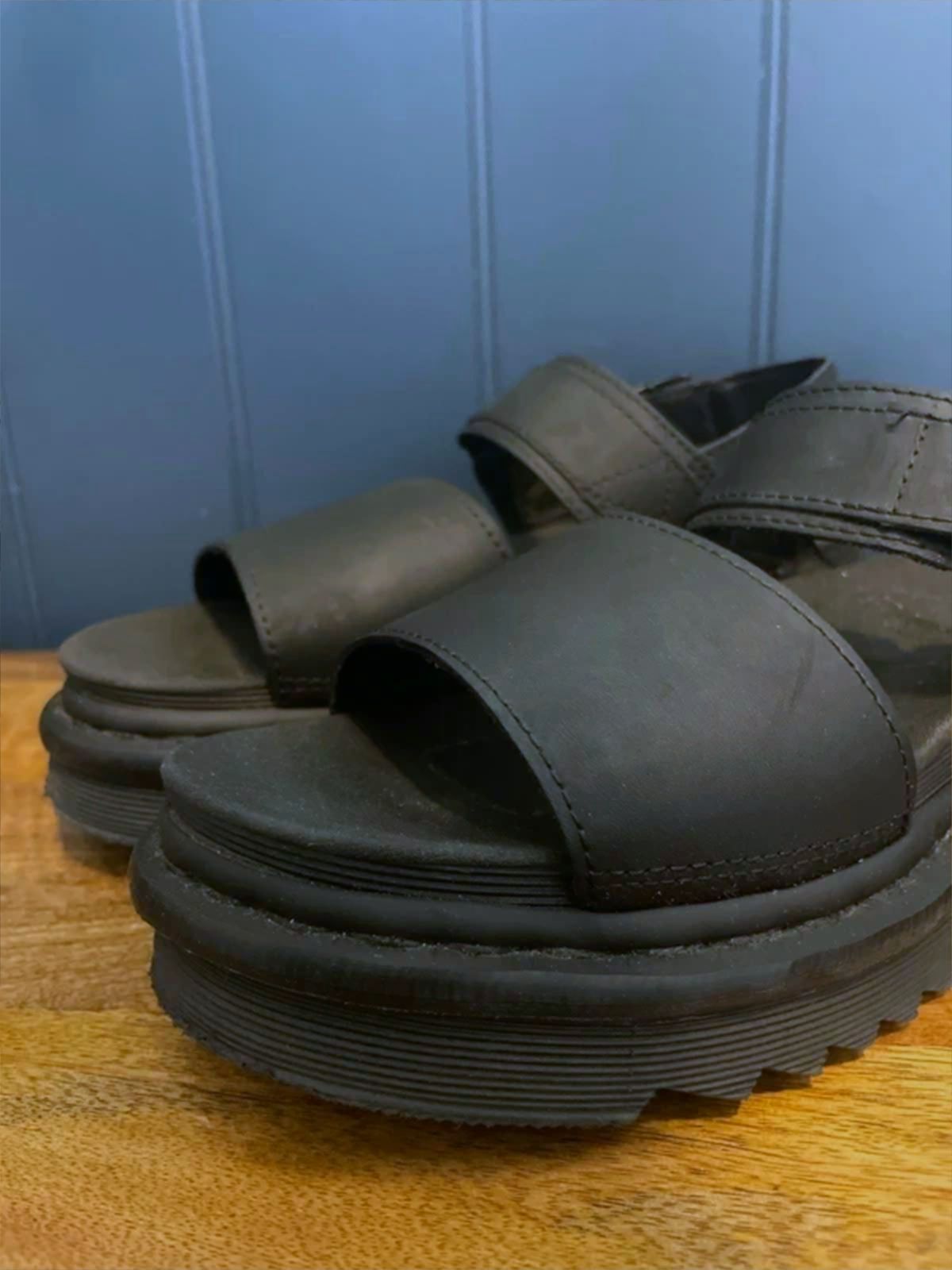 Women’s Dr Martens Voss Chunky Sole Sandals In Black - UK5 - 3087