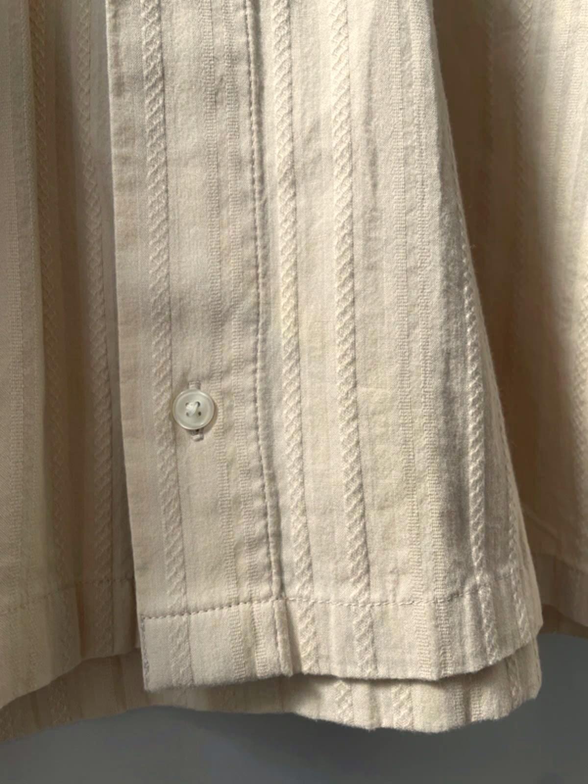 Men’s Abercrombie & Fitch Cropped Fit Short Sleeve Shirt in Beige -XXLarge -3029