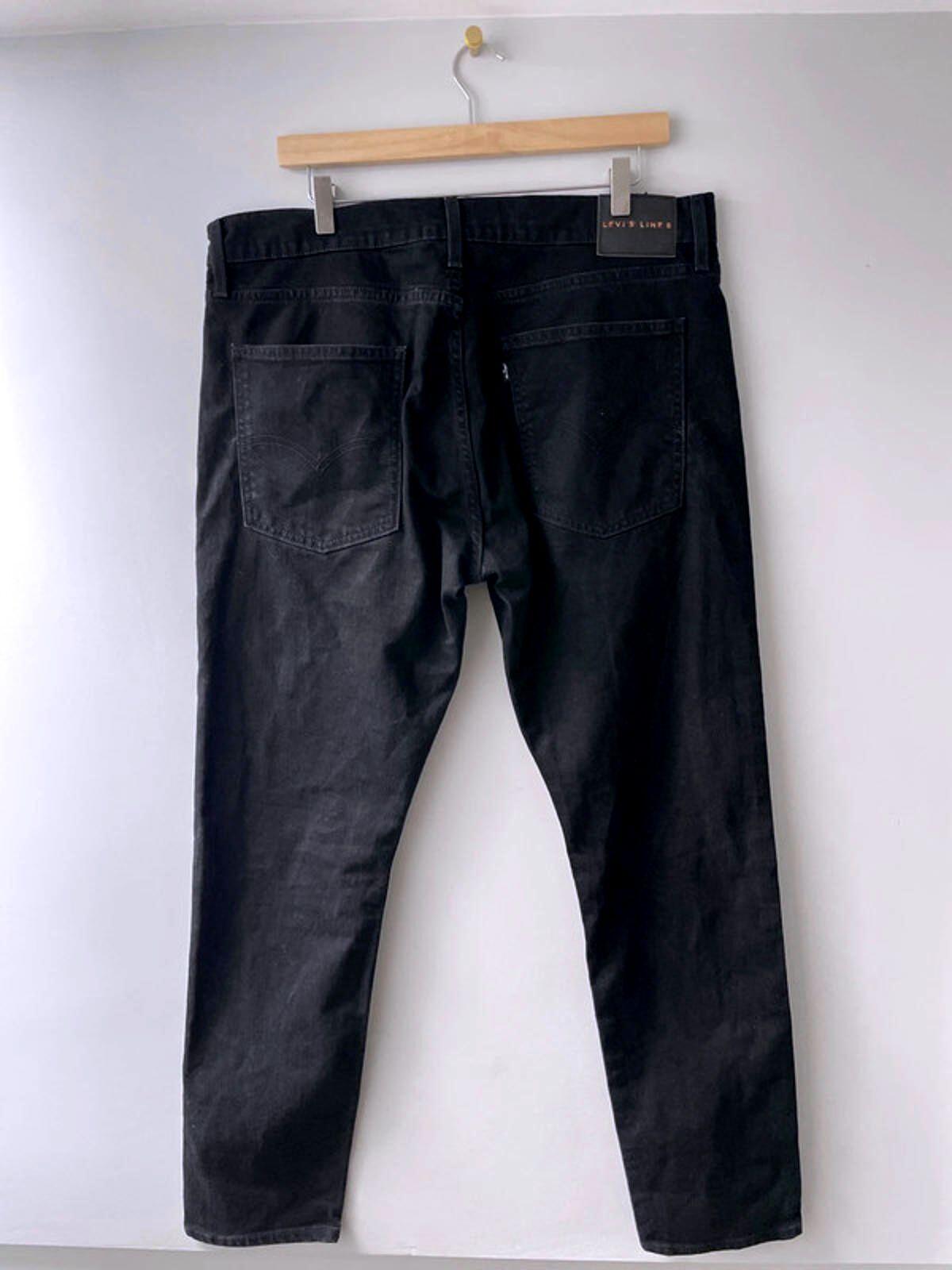 Men’s Levi’s line 8 Straight Leg Premium Range Jeans In Black - W36 / L32 - 1875