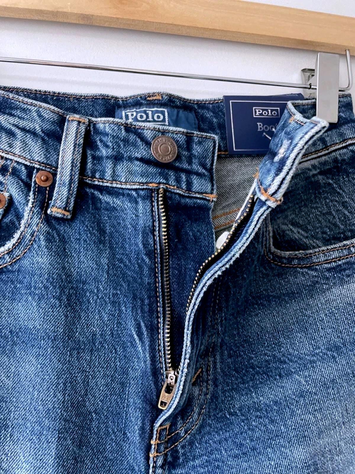 Women’s Ralph Lauren Classic Fit Jeans In Navy Blue - W24/L33 - 3074