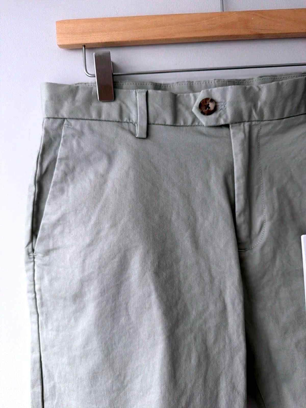 Women’s Reiss Premium Stretch Fit Classic Chino Shorts In Grey - W30 - 3255