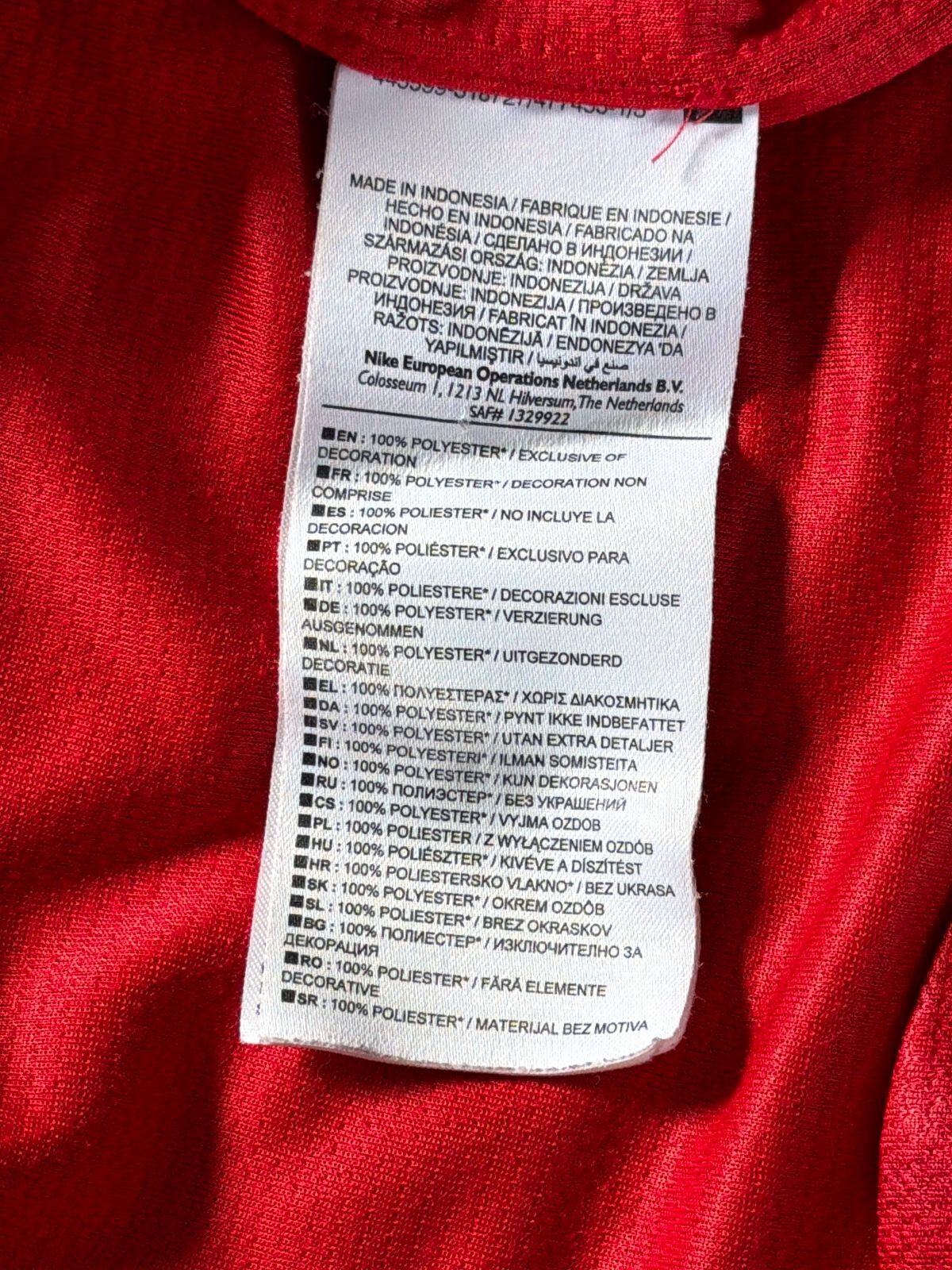 Men’s Manchester United 2012/13 Season Home Football Shirt Top - Large - 3738