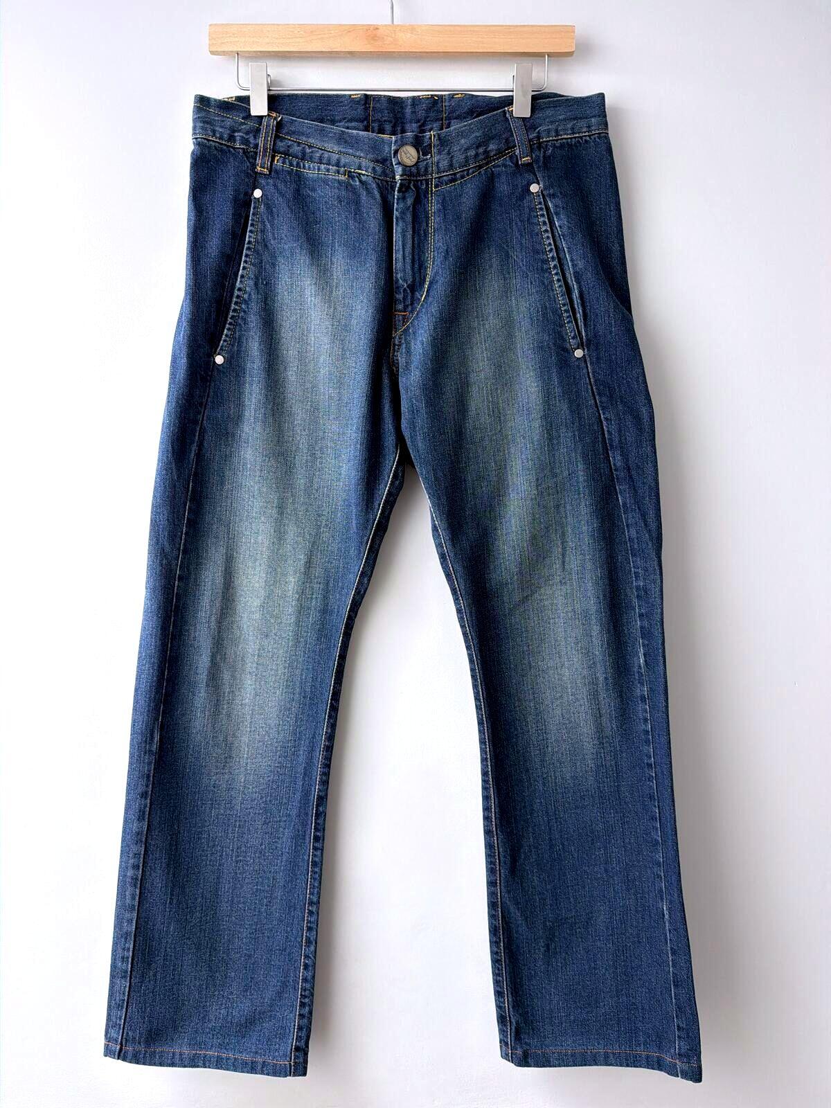 Men's Levi's Vintage Rare 90's Straight Leg Jeans In Navy  - W34/L30 - 3556