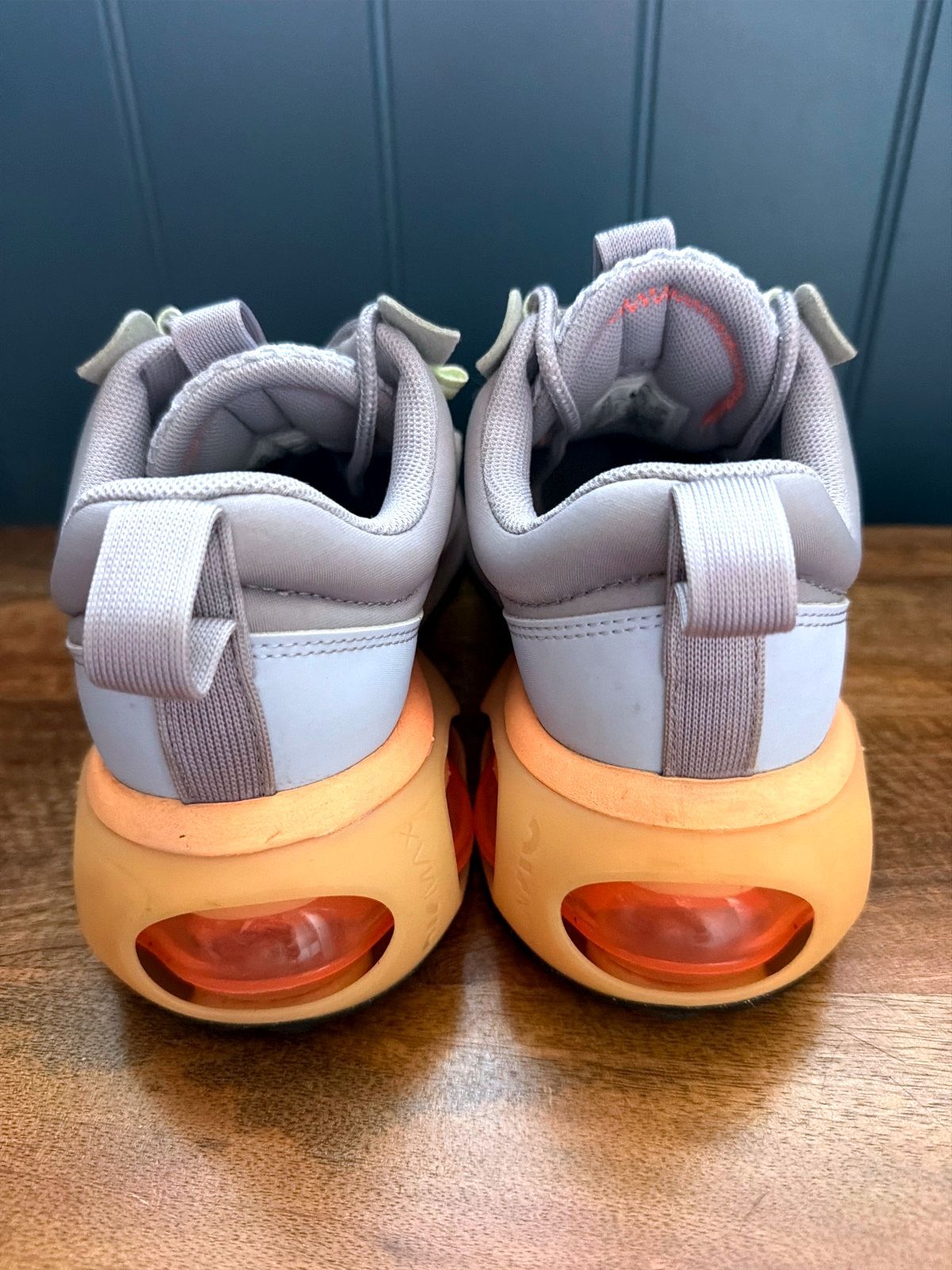 Women’s Nike Air Max Venice Chunky Sole Trainers In Grey and Orange - Uk4 - 3626