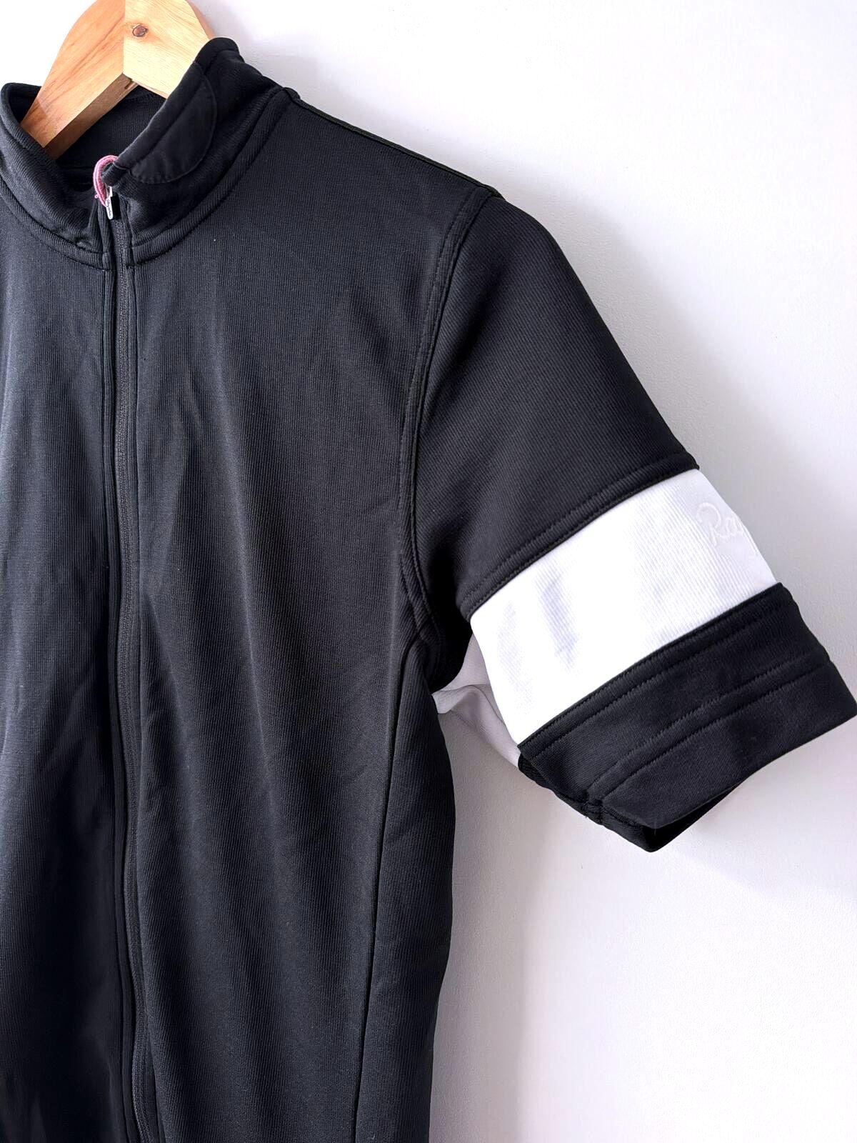 Men's Rapha Short Sleeve Core Cycling Jersey Top In Black - Medium - 3527