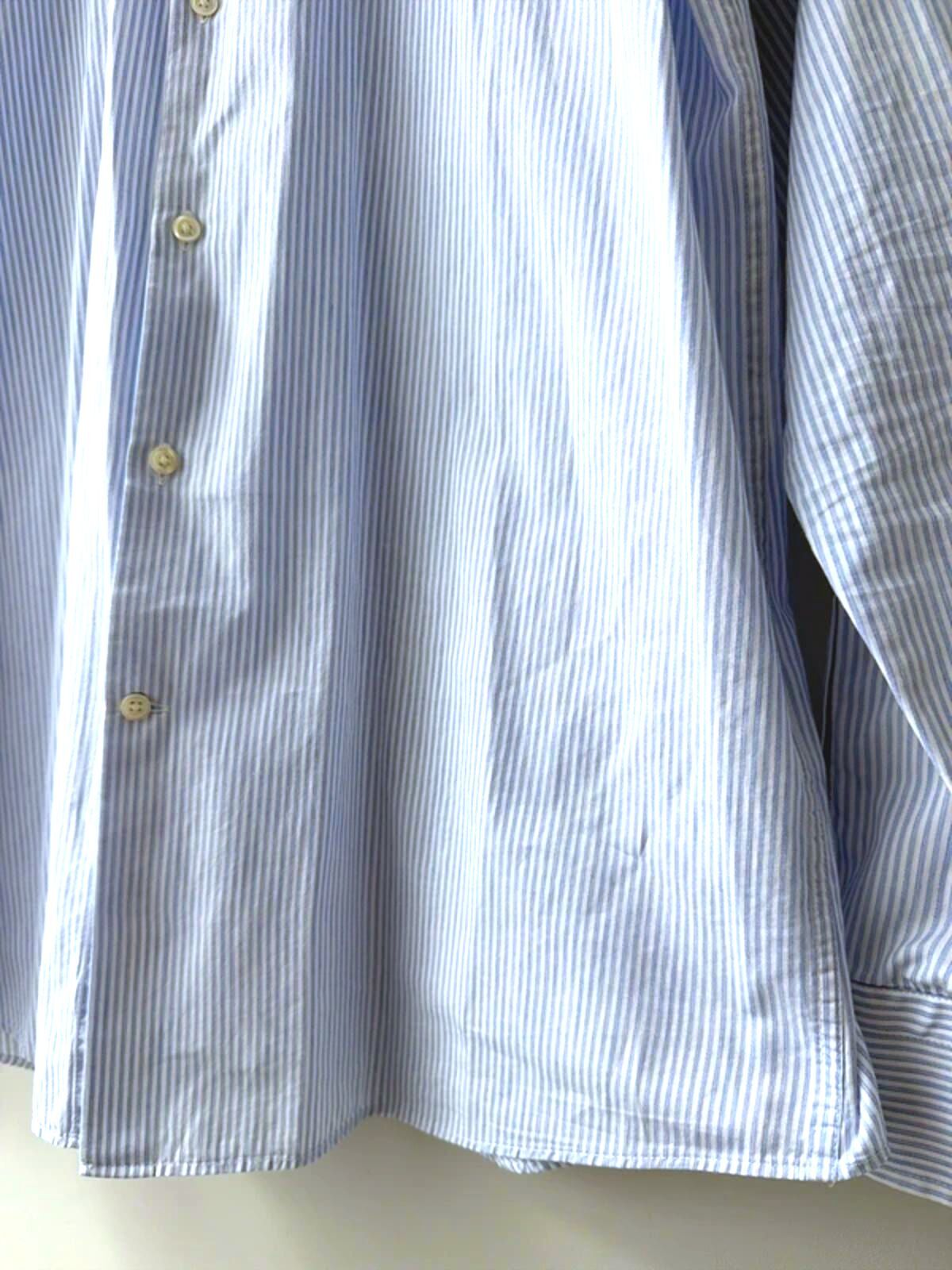 Men’s Reiss Long Sleeve Stripped Shirt In Blue - Large - 3398