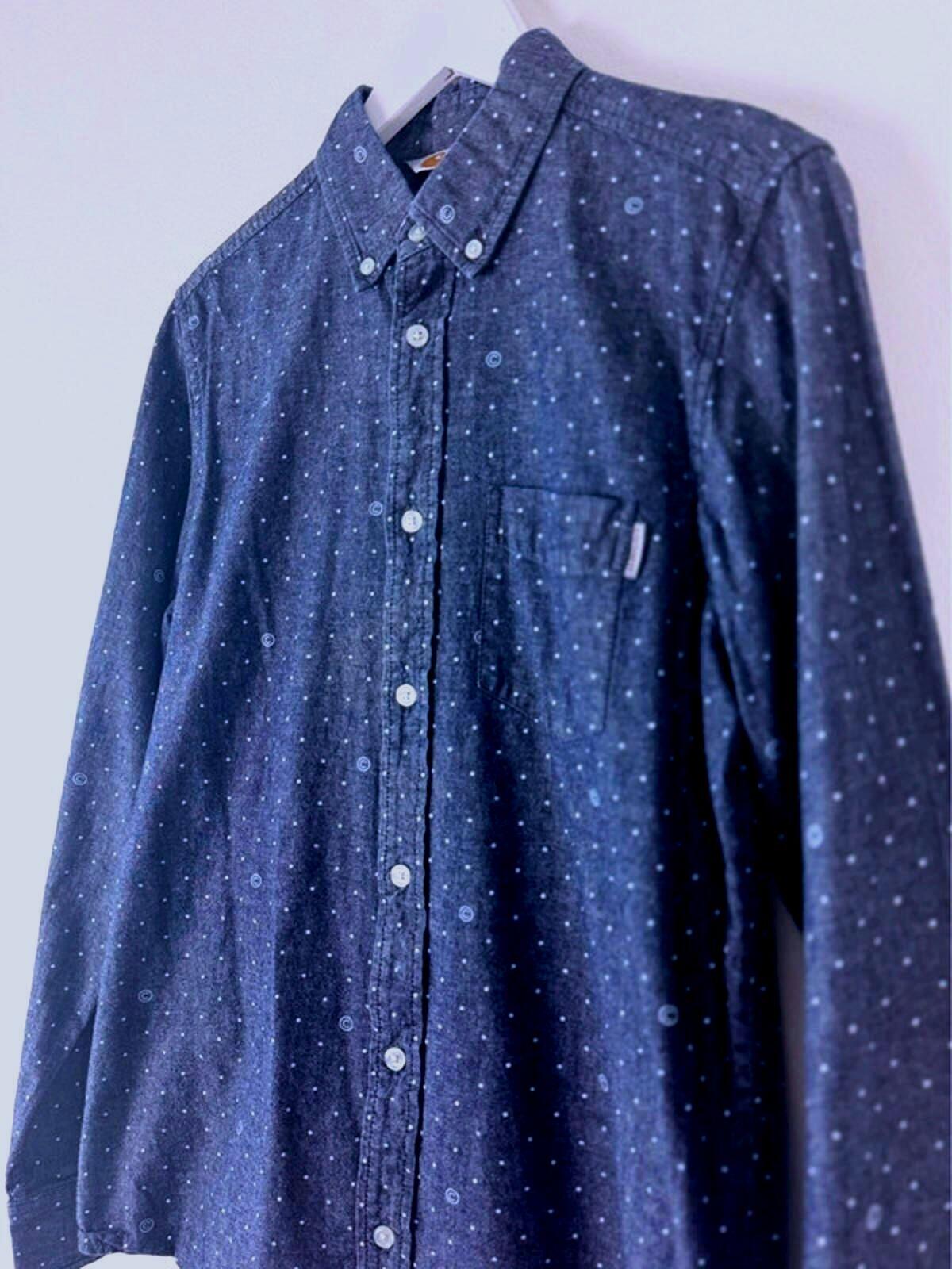 Men’s Carhartt Long Sleeve Oxford Chambray Shirt - Medium -1413