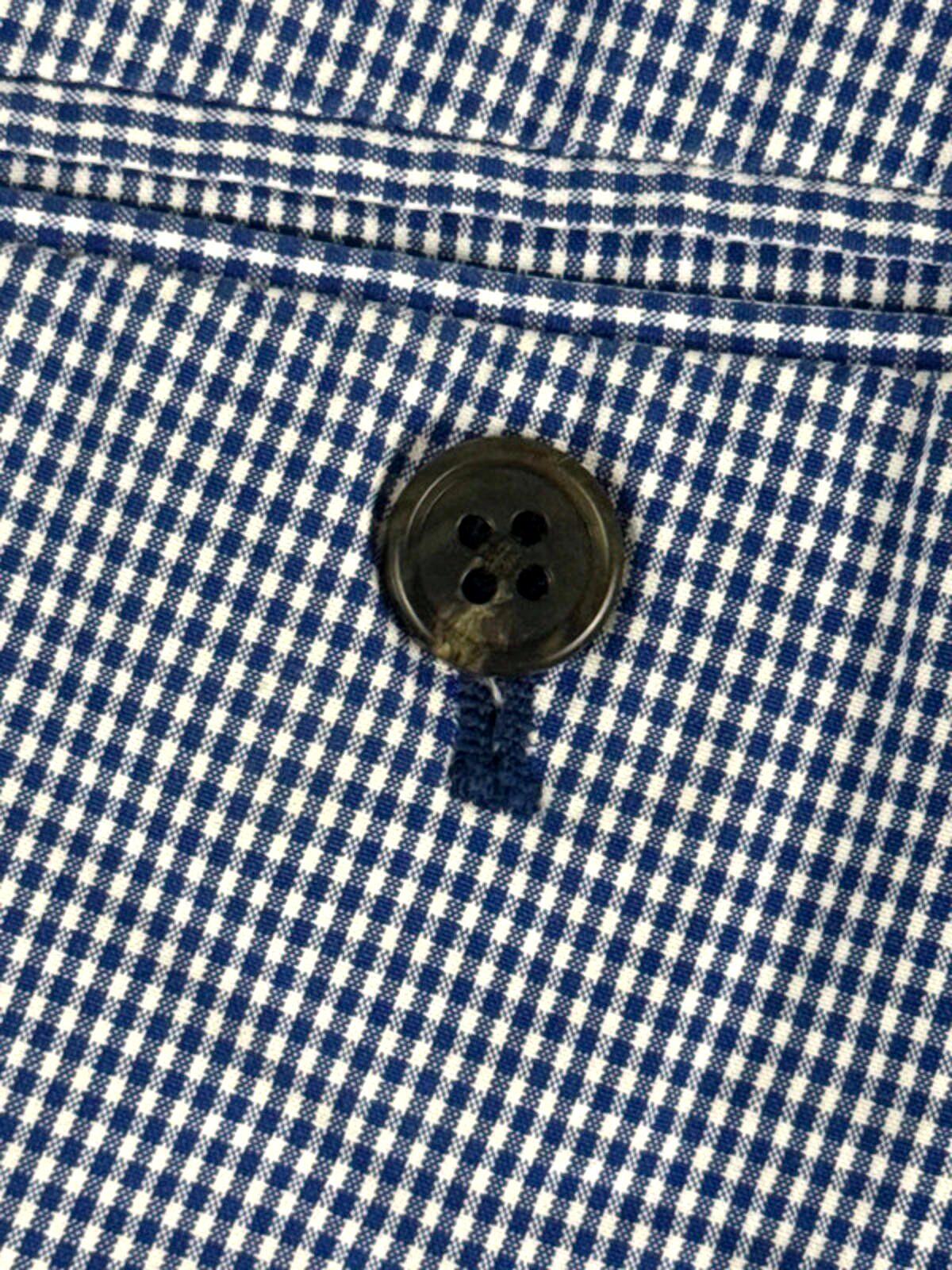 Men’s Uniqlo Mimi Gingham Check Chino Shorts In Blue - Small - 1359