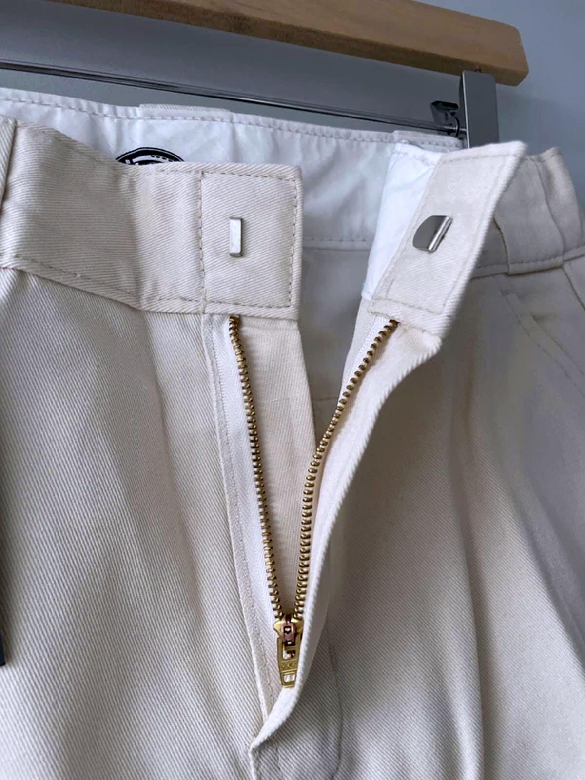 Women’s Dickies Elizaville Straight Leg Trousers In Cream - W28/L29 - 3004