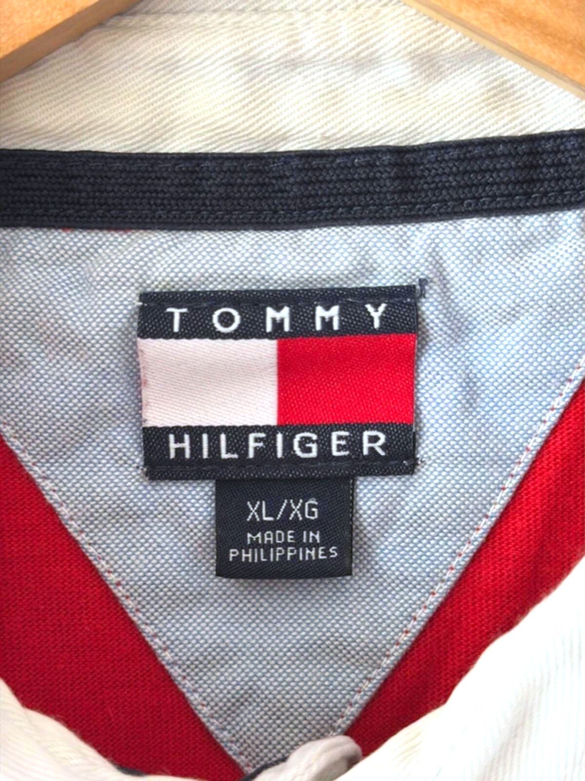 Men’s Tommy Hilfiger Classic Rugby Polo Top In Red  - Xlarge - 3469