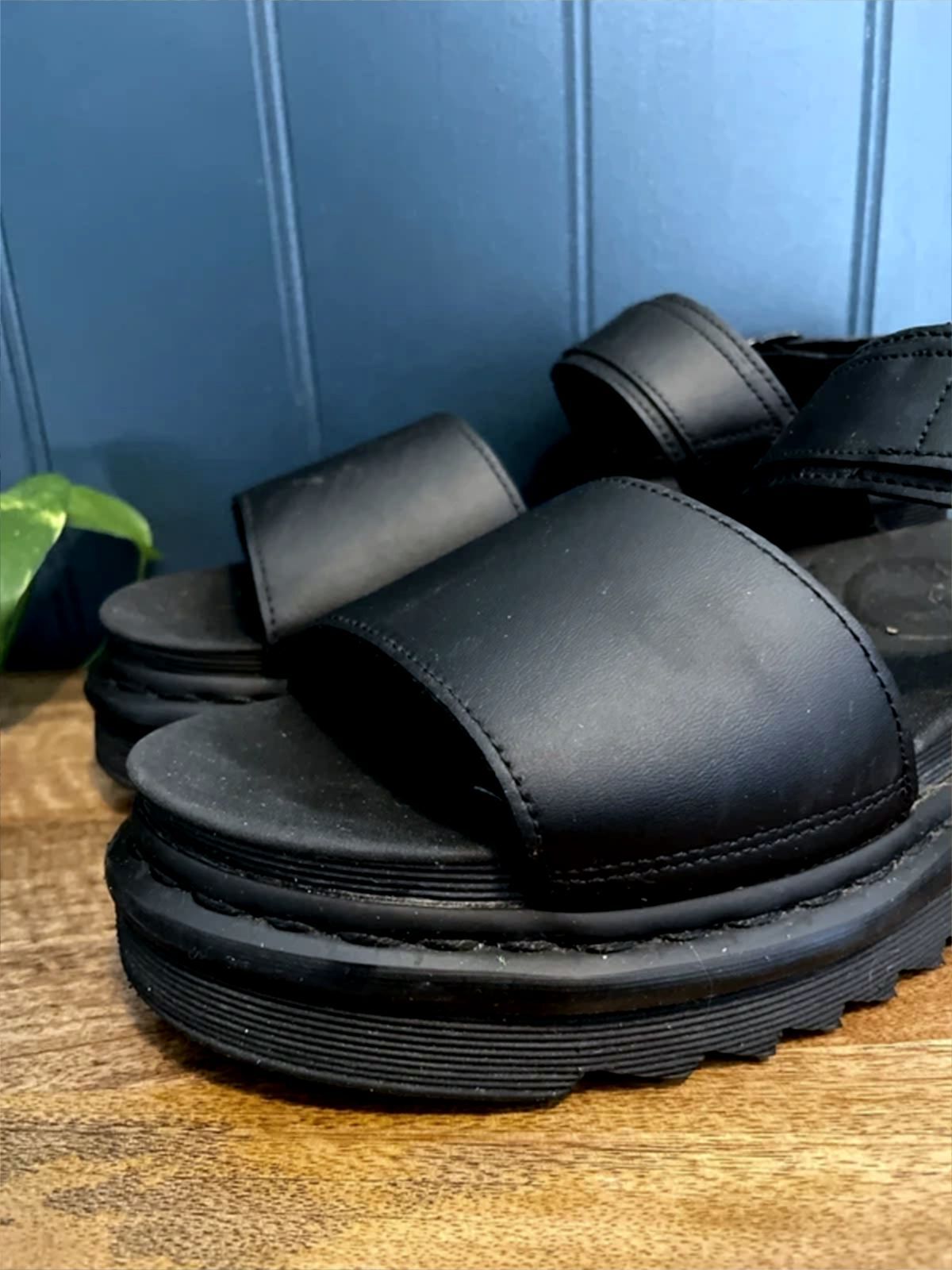 Women’s Dr Martens Voss Chunky Sole Sandals in Black - UK8 - 3054