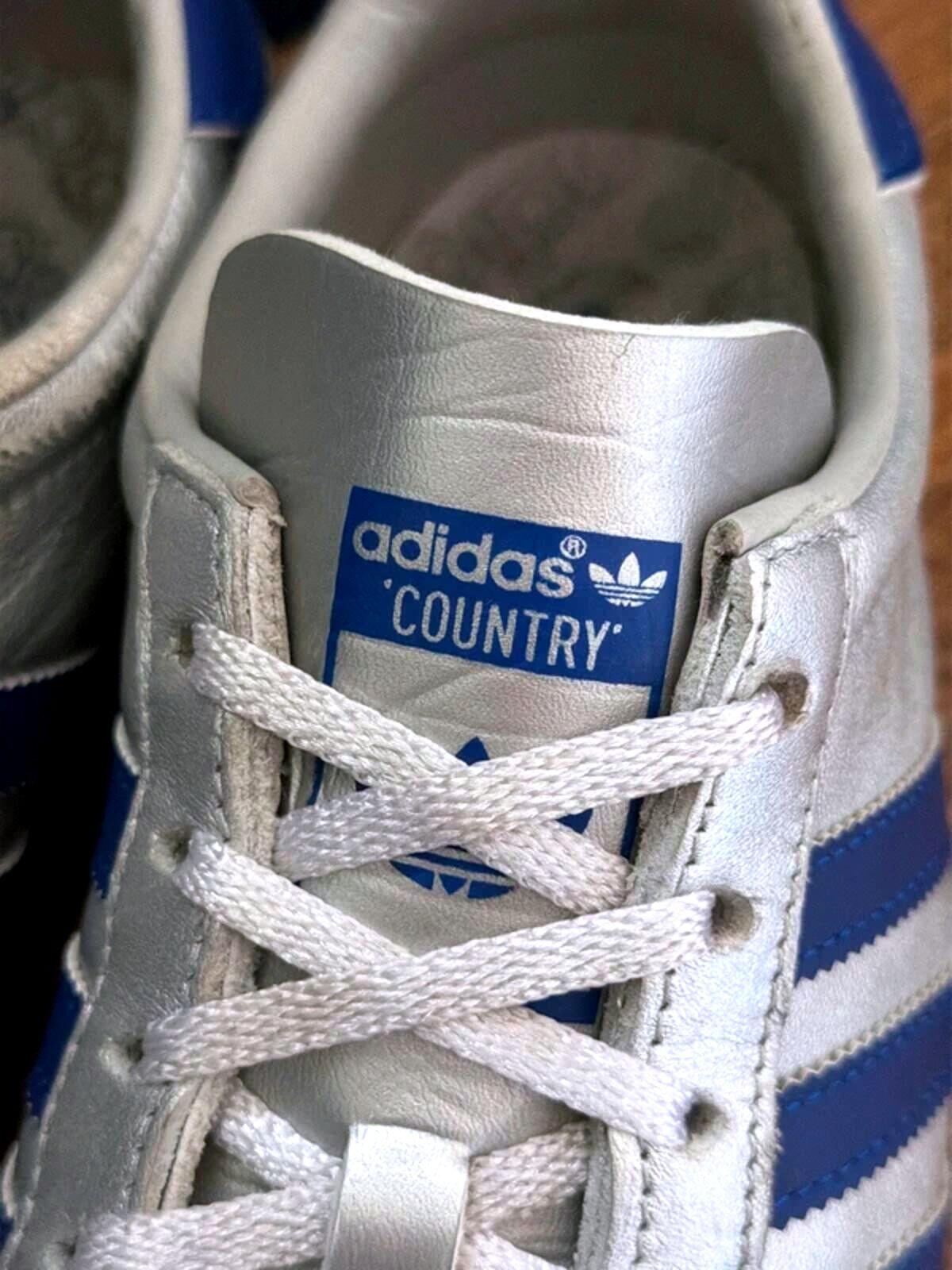 Women’s Adidas Country OG Premium Leather Trainers In Silver - uk5.5 - 3447
