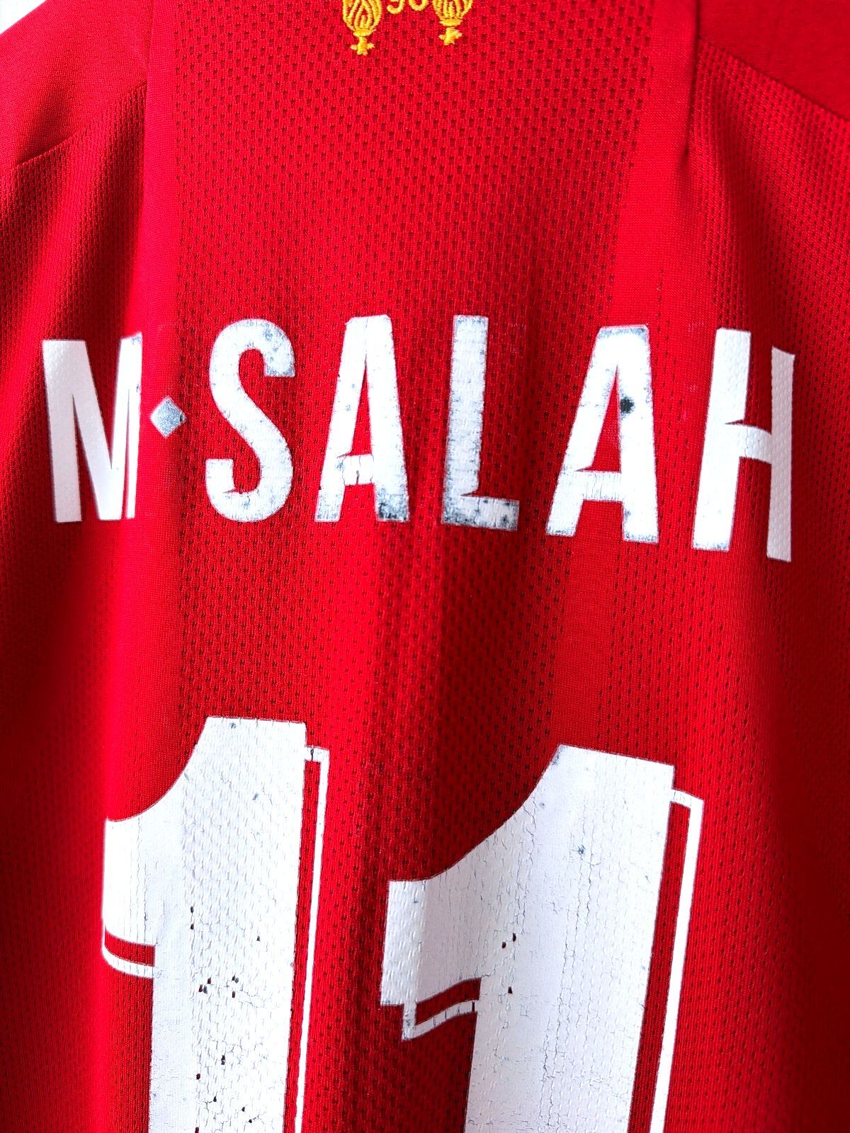 Men's Liverpool FC 2019/20 Salah #11 Football Shirt Jersey - Large - 3602
