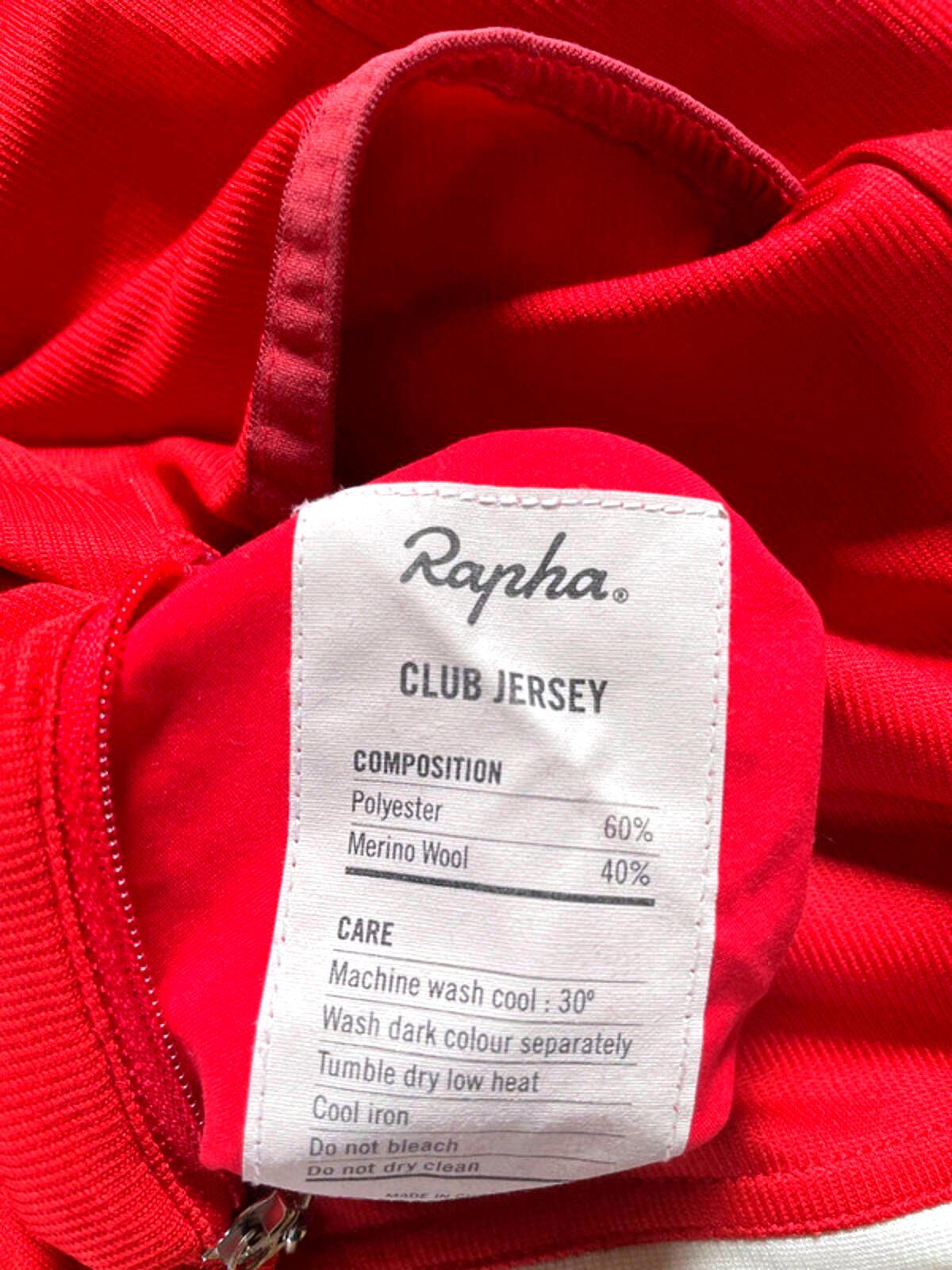 Men’s Rapha Wool Blend Limited Edition Ace Of Spades Cycling Jersey Top - Small - 1907