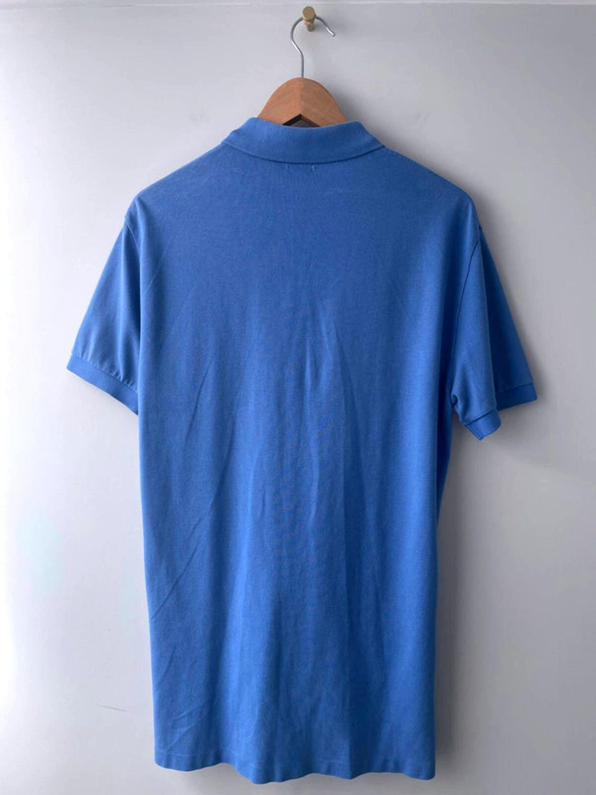 Men’s Ralph Lauren Premium Classic Fit Pique Polo Top In Blue - Small - 1667