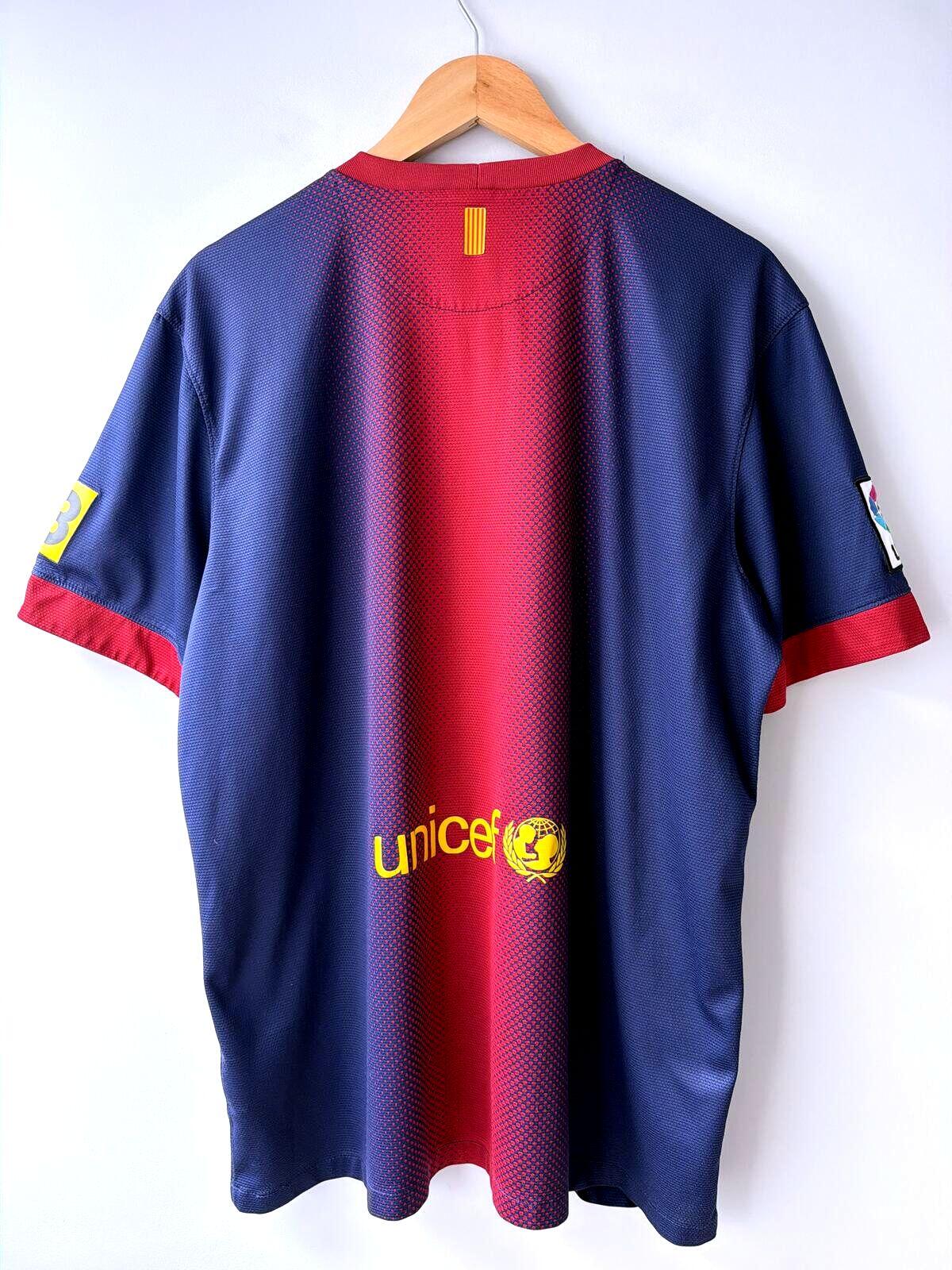 Mens Barcelona 2012/13 Home Football Shirt Top - XLarge - 3526