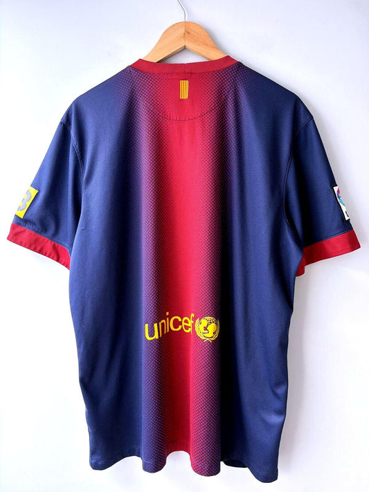 Mens Barcelona 2012/13 Home Football Shirt Top - XLarge - 3526