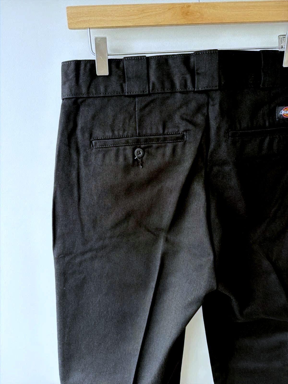 Women’s Dickies Elizaville Straight Leg Chino Trouser In Black - W28/L29 - 3376