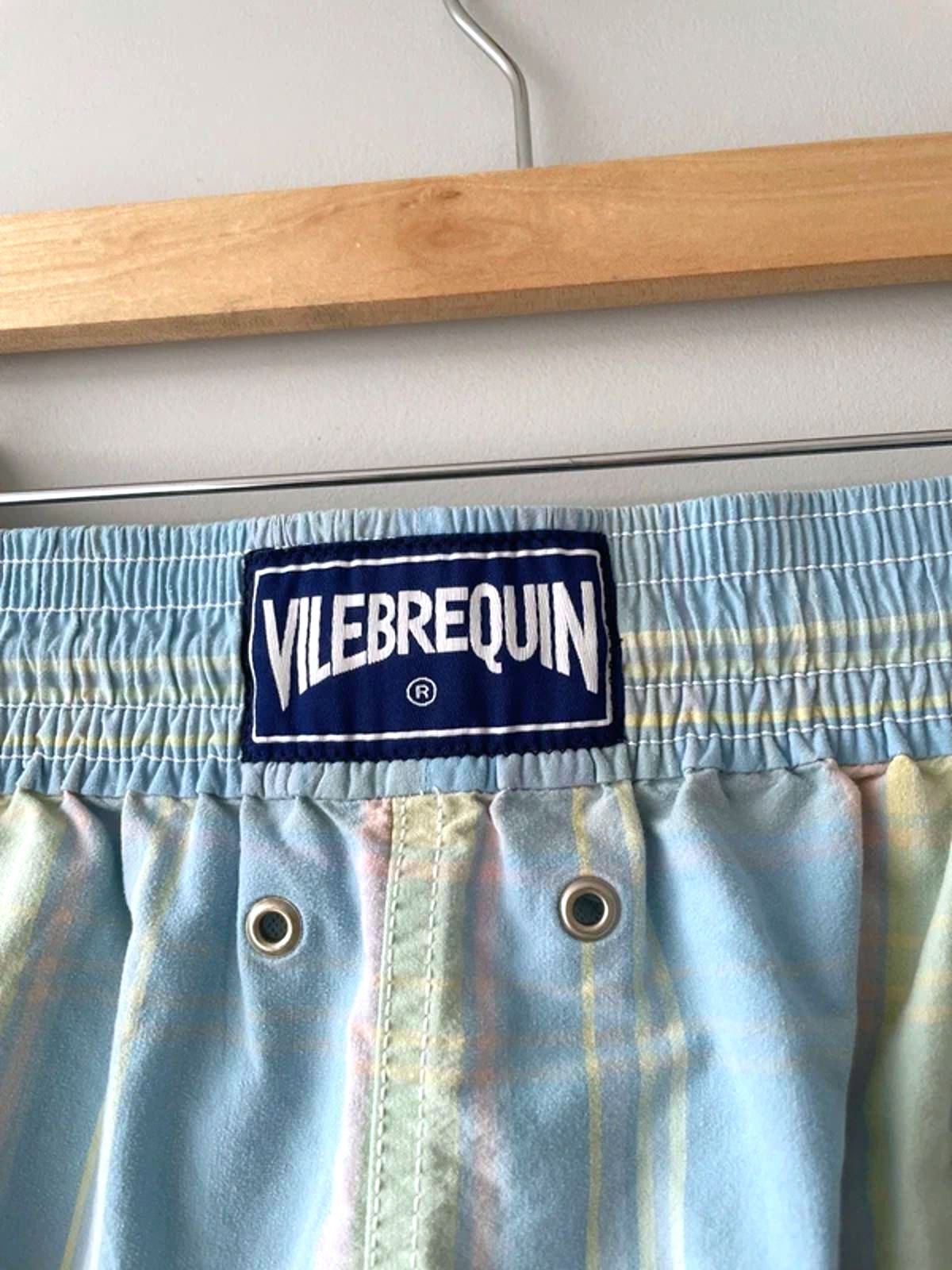 Men’s Vilebrequin Designer Checked Swim Shorts in Blue - XXXLarge - 3114