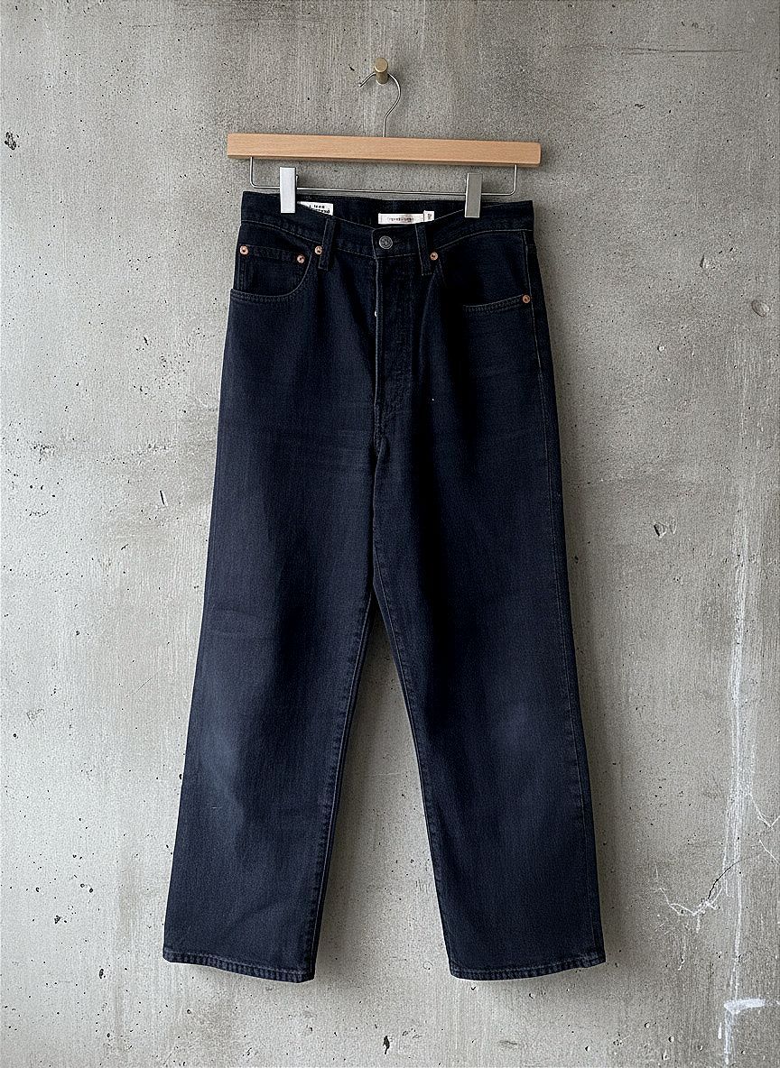 Women’s Levi’s Ribcage High Waisted Straight Fit Jeans In Black - W27/L26 - 1897