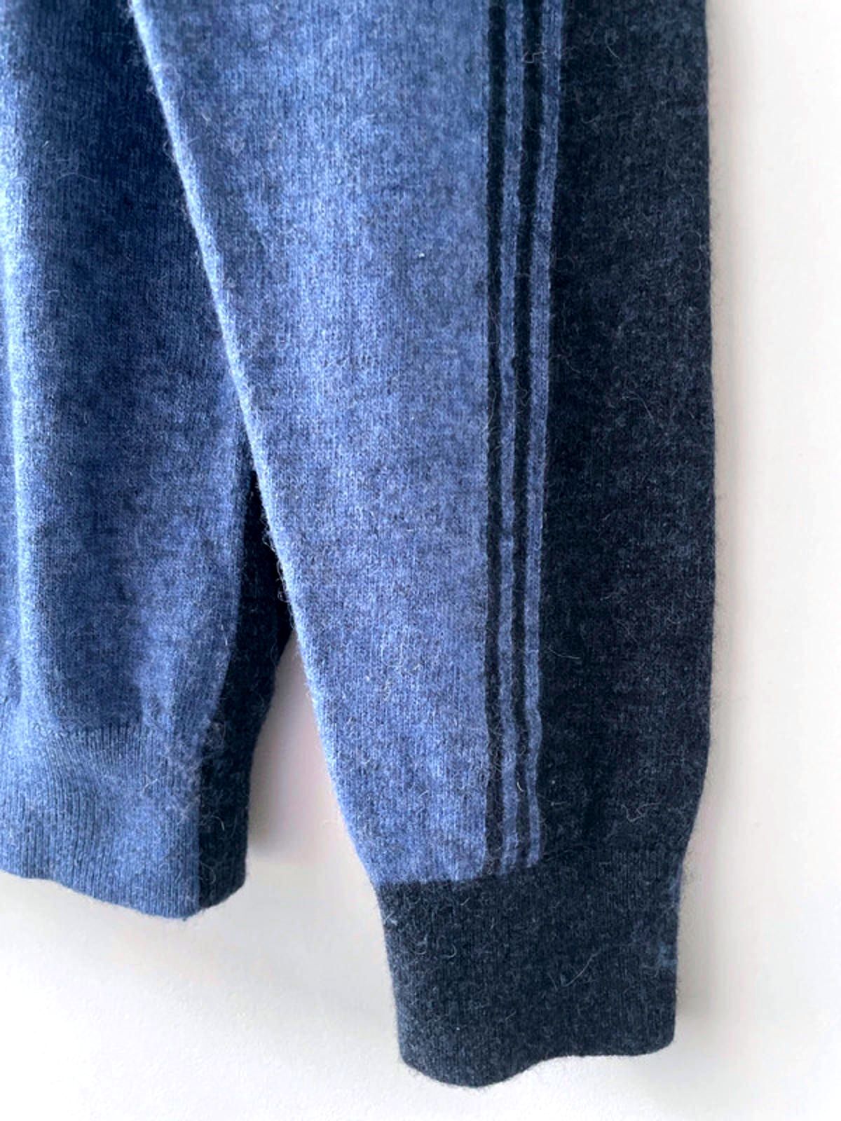 Men’s Reiss Wool Blend Knitted Long Sleeve Polo Top In Navy - Small - 1578
