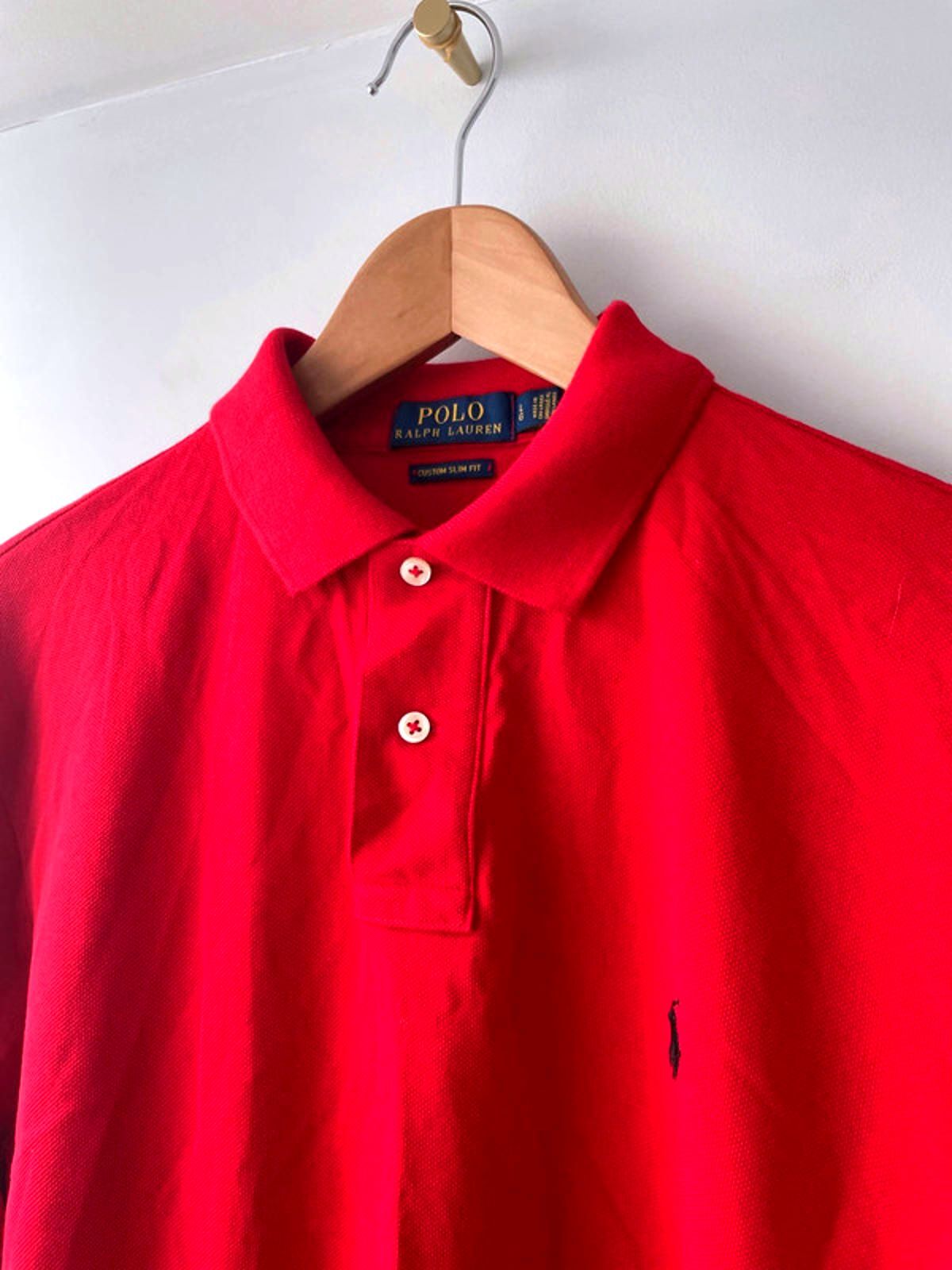 Men’s Ralph Lauren Premium Pima Long Sleeve Slim Fit Polo Top - Large - 1761