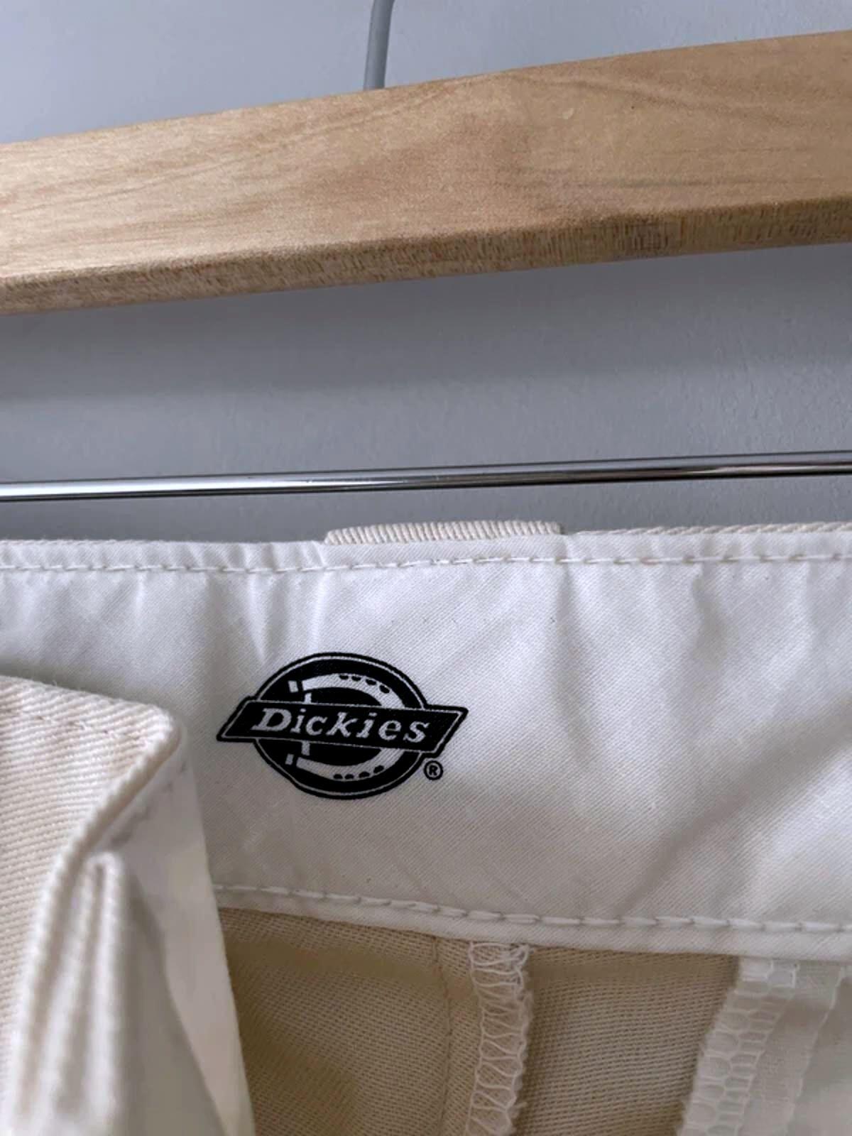 Women’s Dickies Elizaville Straight Leg Trousers In Cream - W28/L29 - 3004