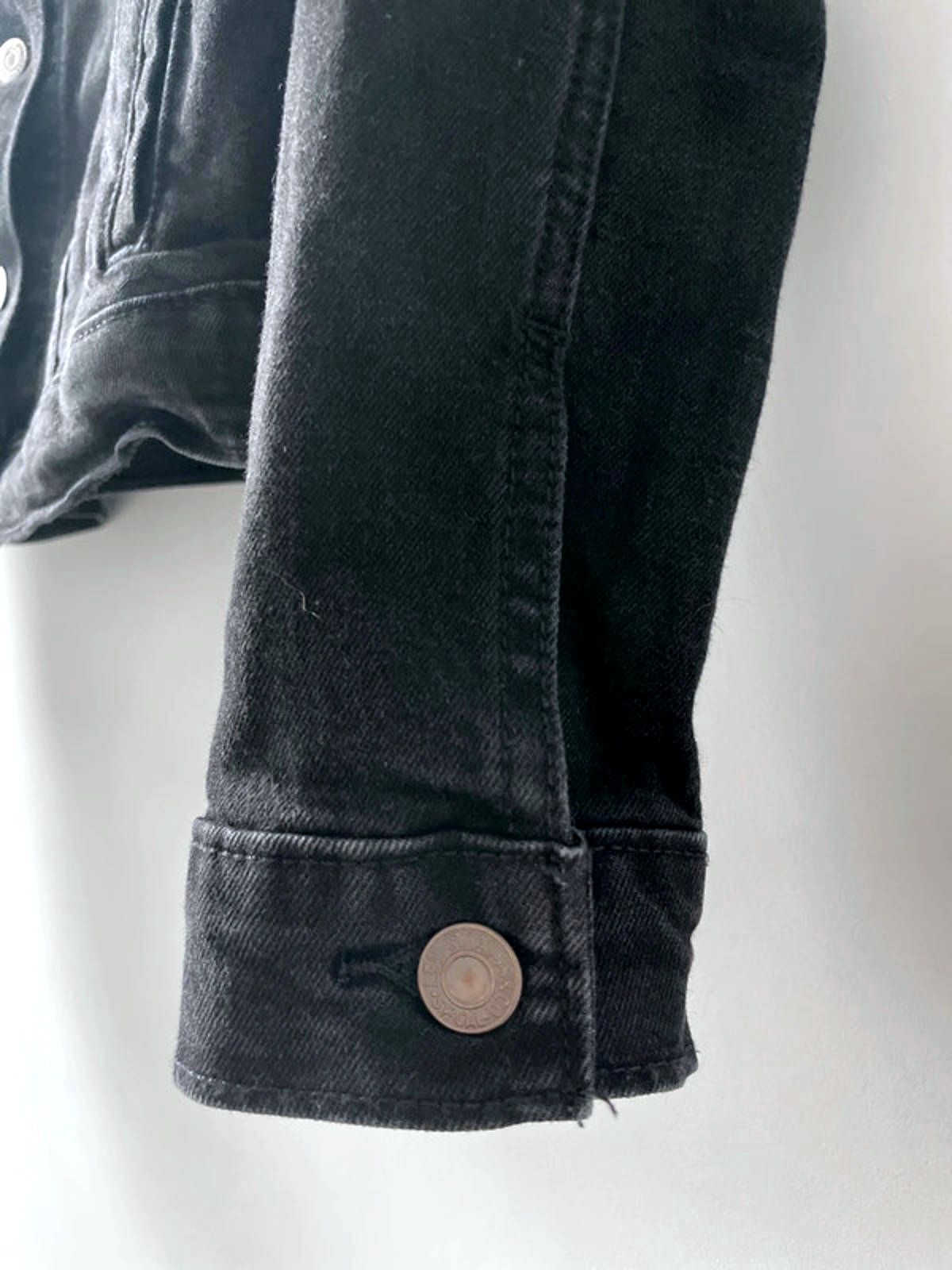 Women’s Levi’s Premium Denim Trucker Jacket In Black - Small - 2463