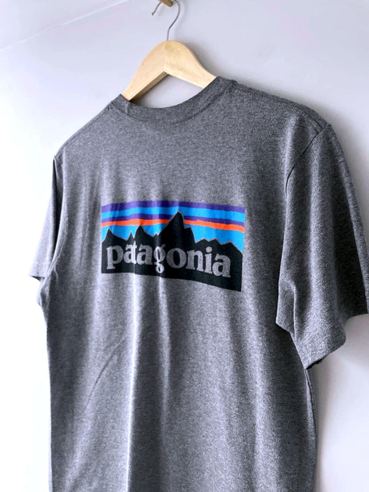 Men’s Patagonia Crew Neck Printed T-shirt In Grey - Medium - 2343