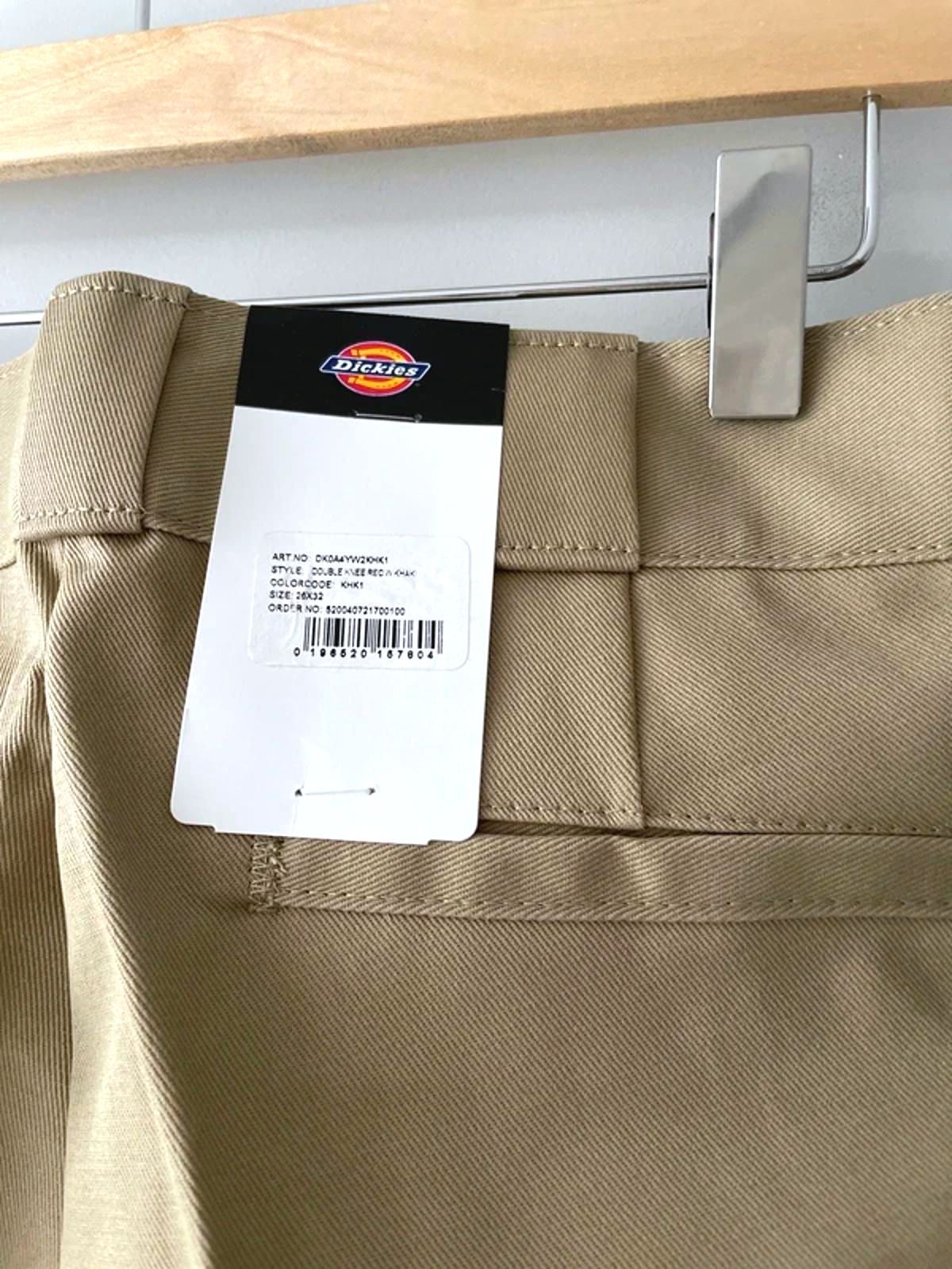 Women’s Dickies Double Knee Straight Fit Work Pant Chino in Beige - W26/L31 - 2944