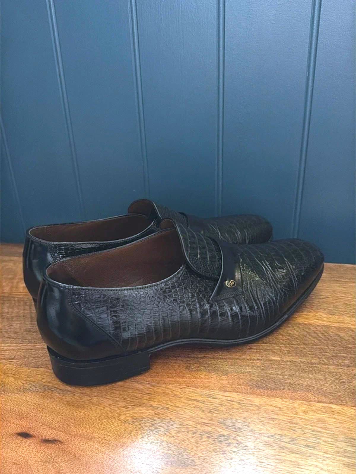 Men’s Grenson Premium Made In England Leather Loafers In Black - Uk8 - 3225
