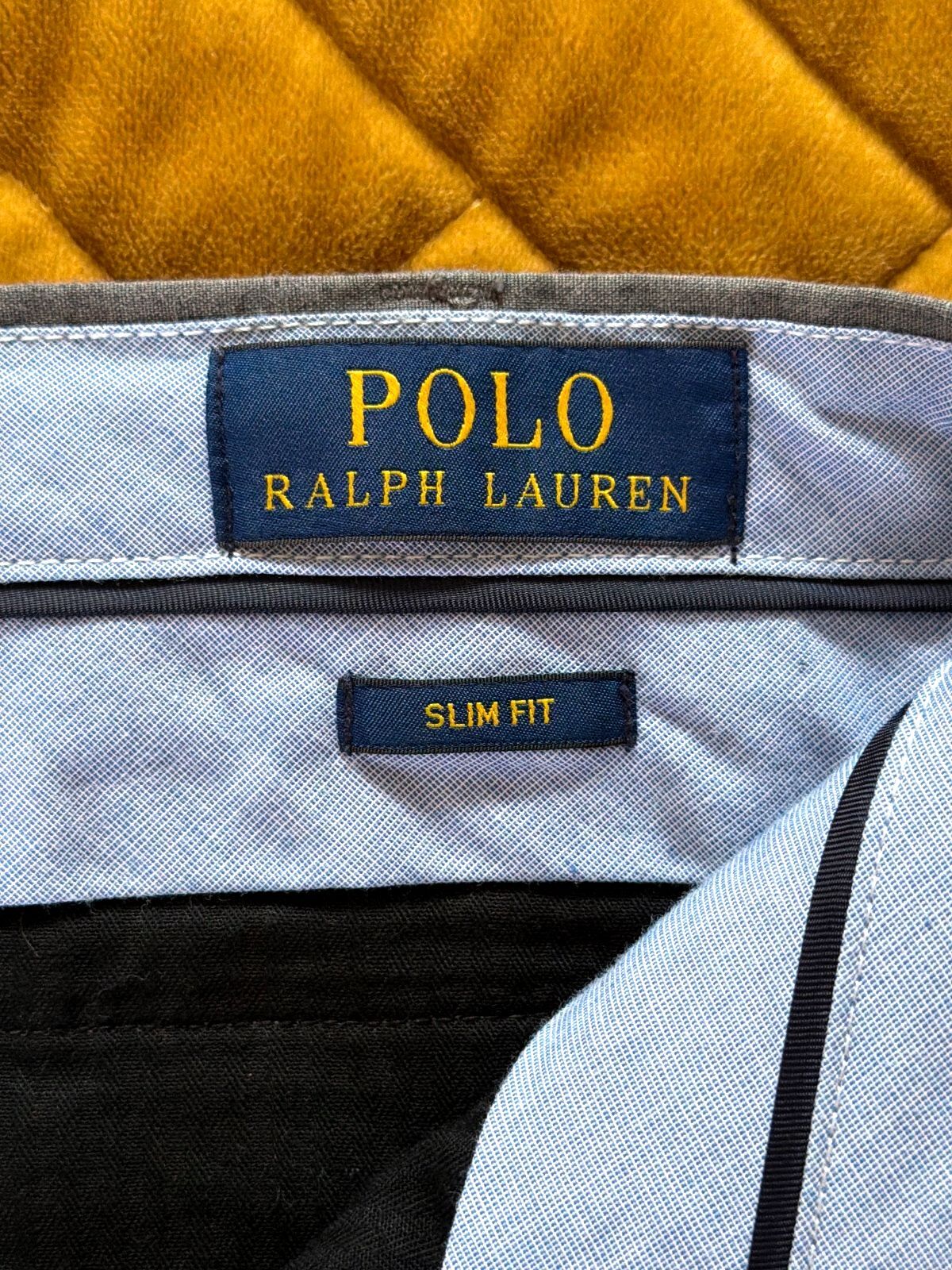 Men’s Ralph Lauren Premium Classic Chino Trousers In Grey - W36/L33 - 3571