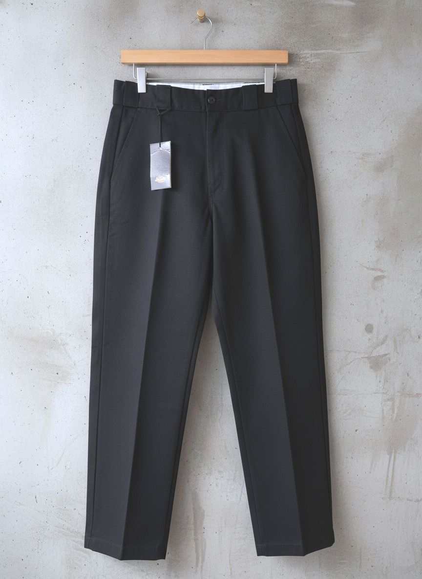 Women’s Dickies Elizaville Straight Leg Chino Trouser In Black - W28/L29 - 3376