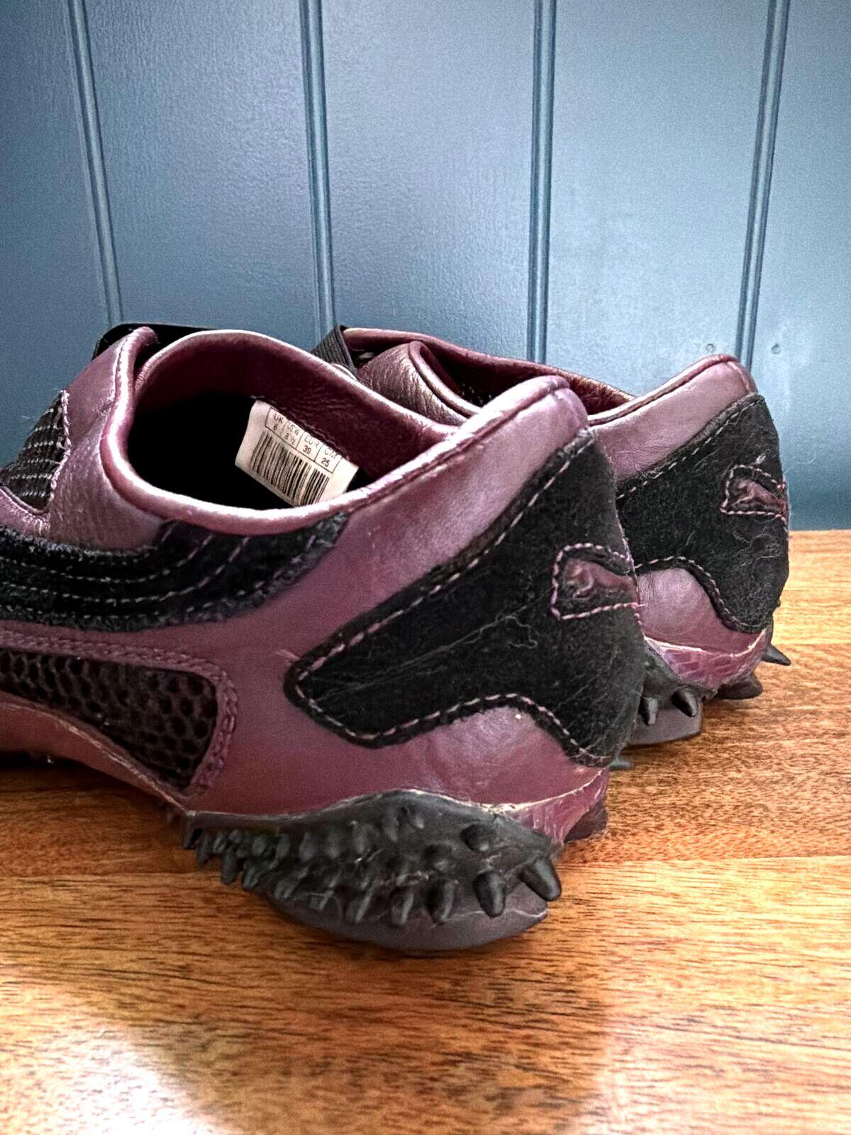 Womens Puma Rare Mostro OG Leather Trainers In Purple/Black - Uk6 - 3536