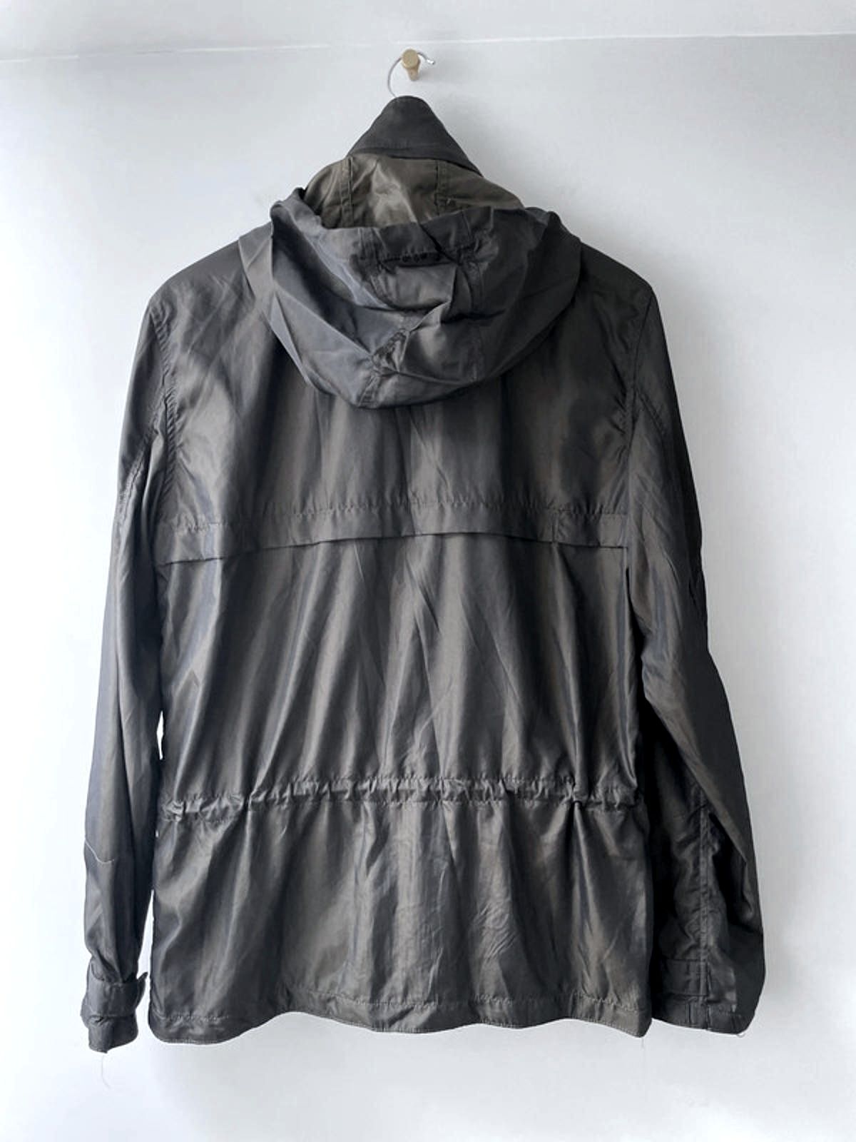 Men’s Pretty Green Hooded Harrington Parka Jacket Coat In Black - Small - 2130