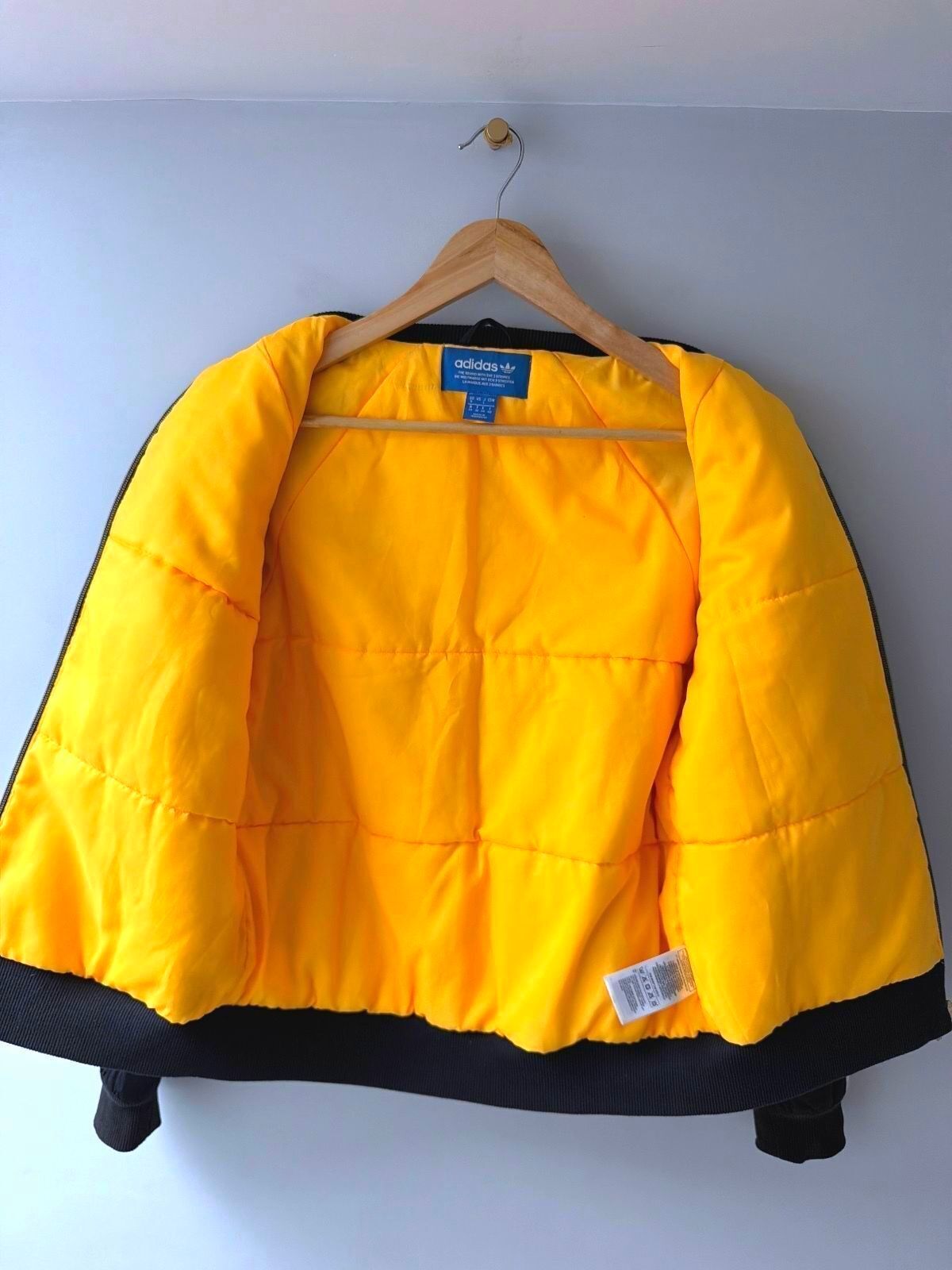 Women’s Adidas Padded Bomber Jacket In Black - Uk8 - 3673