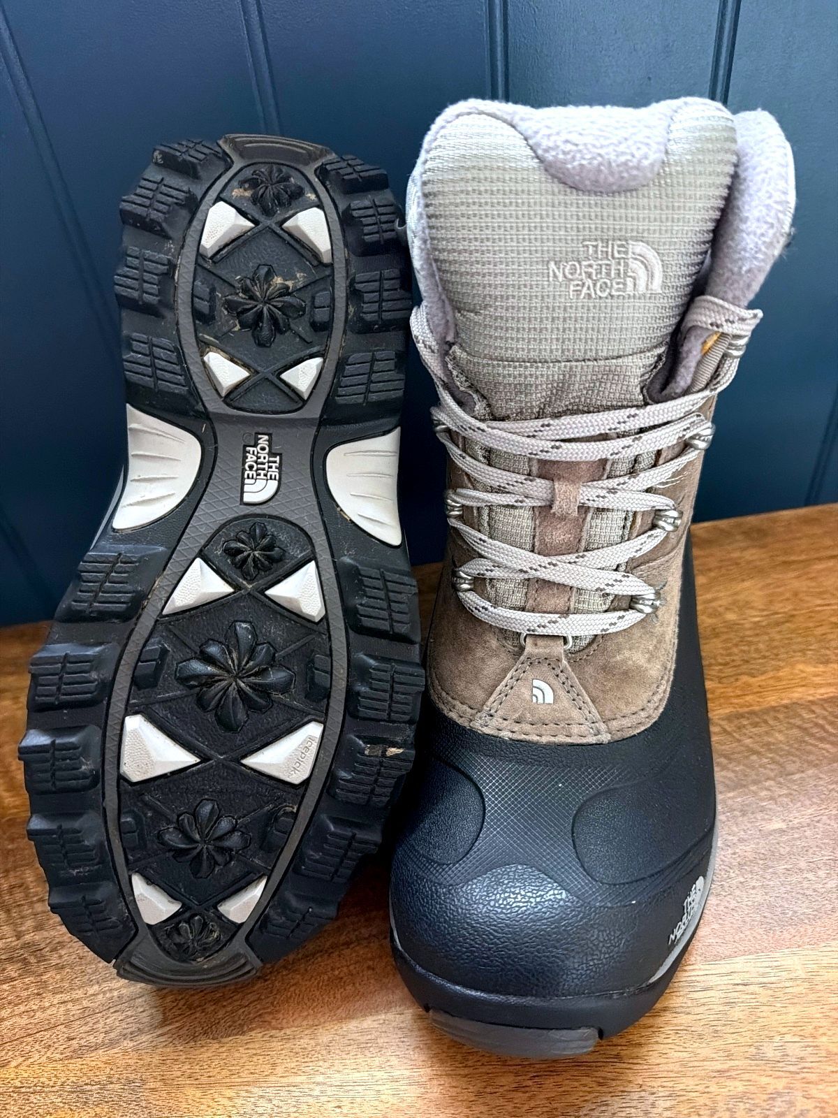 Women’s The North Face Chilkat Waterproof Lace-up Boots In Grey - Uk6 - 3823