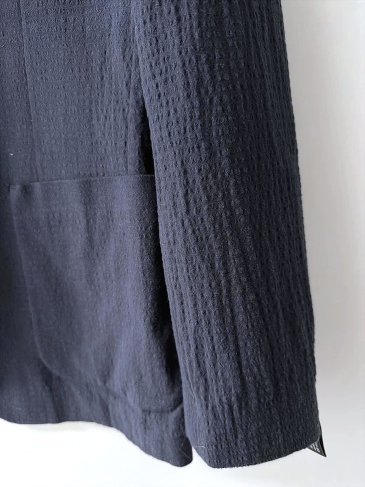 Men’s Jack & Jones Premium Linen Seersucker Blazer In Navy - Medium - 3282